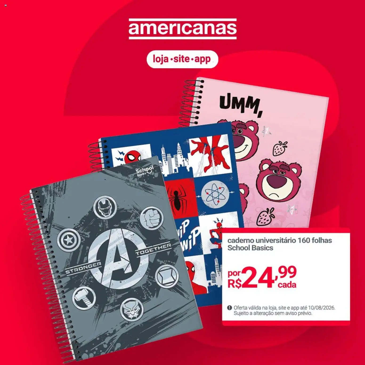 Lojas Americanas Folheto - válido de 04/08/2026 | Página: 3
