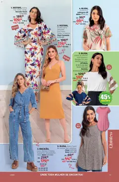 Quatro Estações - Catálogo 07-08-09 - Pré-Visualização do folheto da loja Quatro Estações, válido de 01/07/2026 | Página: 91 | Produtos: Tecido, Mangas, Jeans