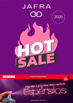 Vista previa de JAFRA Hot Sale aviso, nuevo folleto de la tienda, válido en México a partir del 19.05.2026