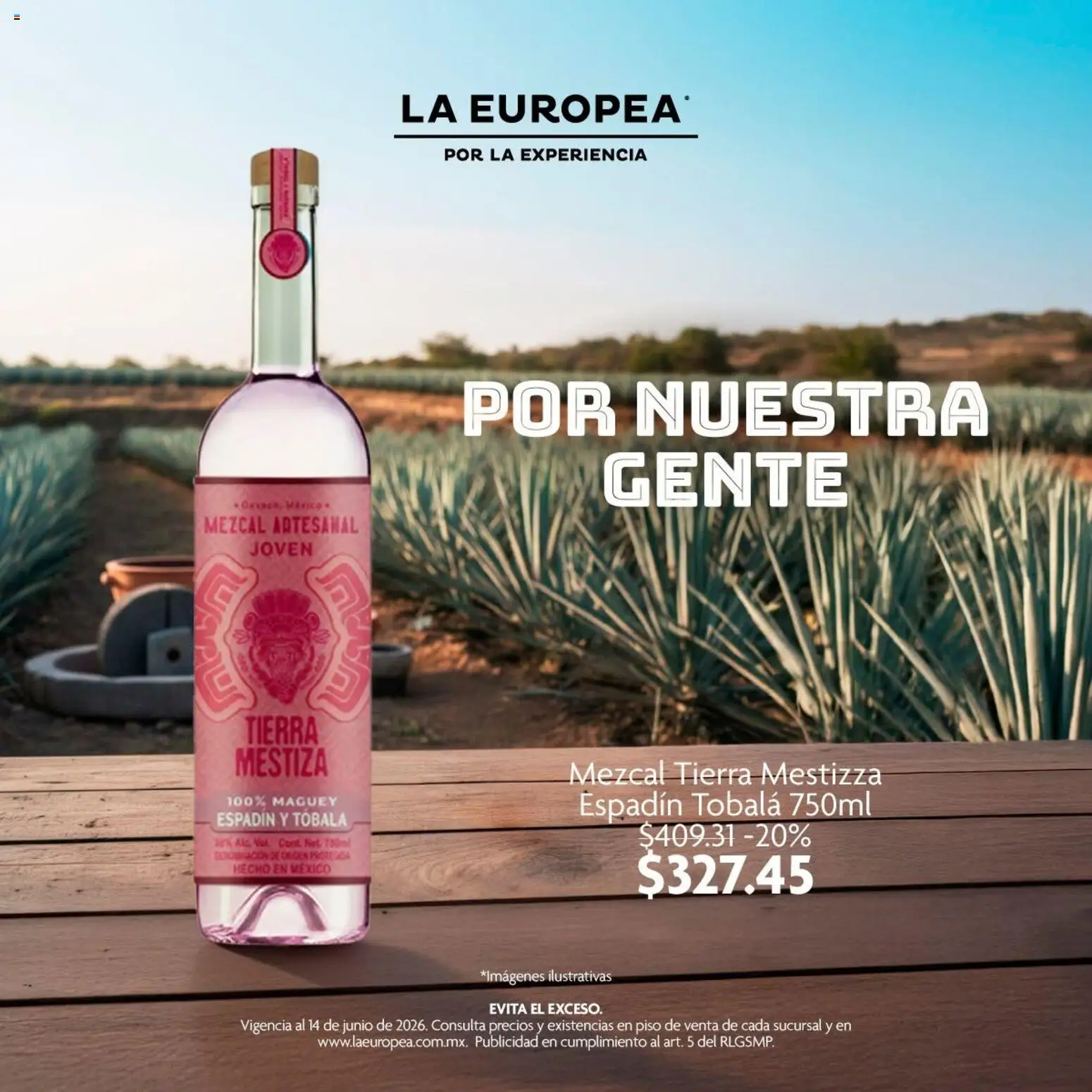 Nuevas ofertas de La Europea válidas en toda la República Mexicana desde el 11.06.2026. ¡Encuentra las mejores ofertas en La Europea catálogo En junio brindamos con Mexico! | Página: 5
