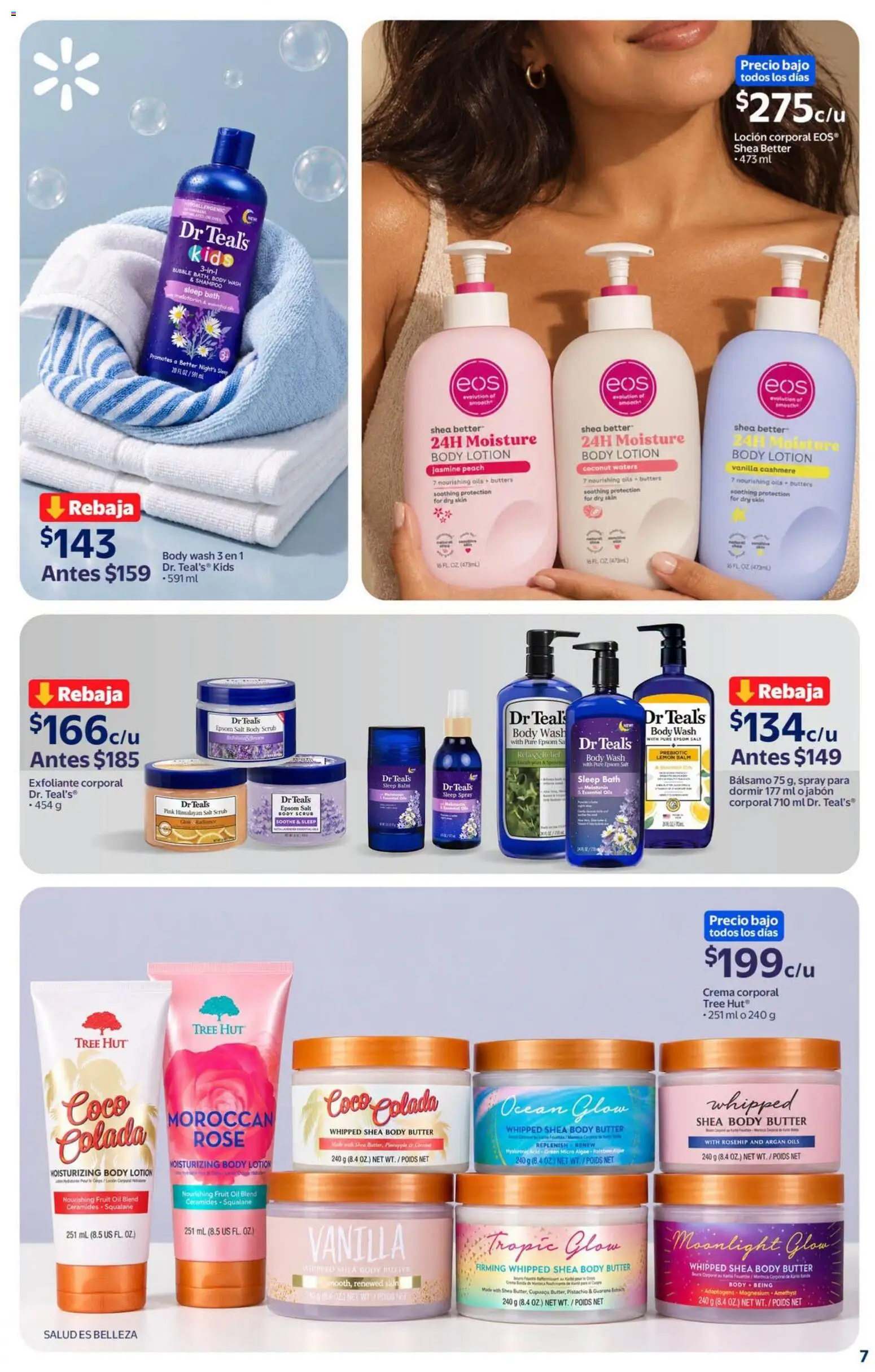 Nuevas ofertas de Walmart válidas en toda la República Mexicana desde el 18/09/2026. ¡Encuentra las mejores ofertas en Walmart folleto Tu rutina K-Beauty a precios bajos.! | Página: 7 | Productos: Coco, Exfoliante, Shampoo, Jabón