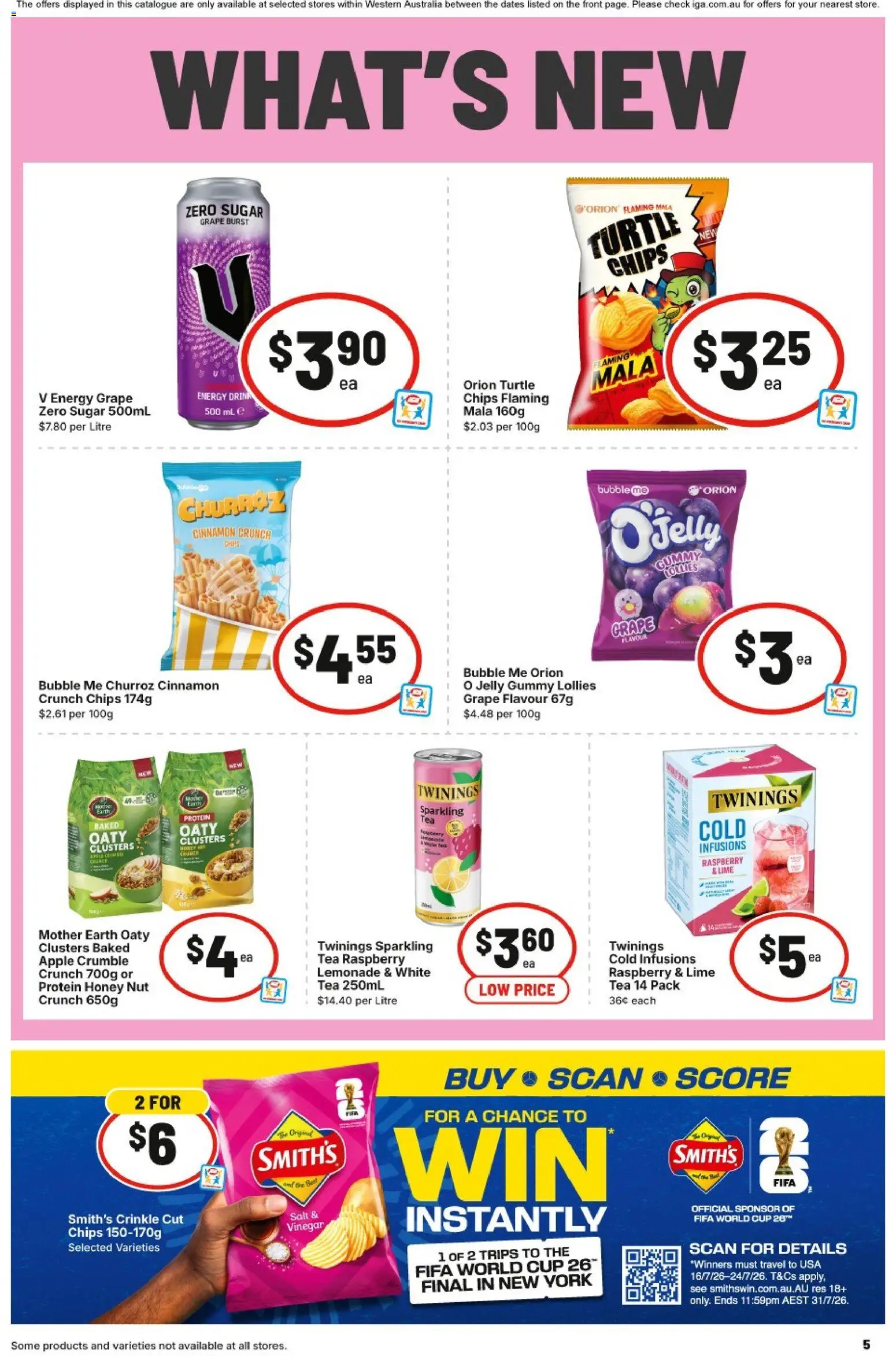 IGA catalogue - valid from 10.06.2026 | Page: 6 | Products: Energy drink, Sugar, Vinegar, Lime