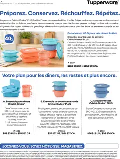 Preview of Tupperware circulaire from shop Tupperware valid from Sep 1, 2026