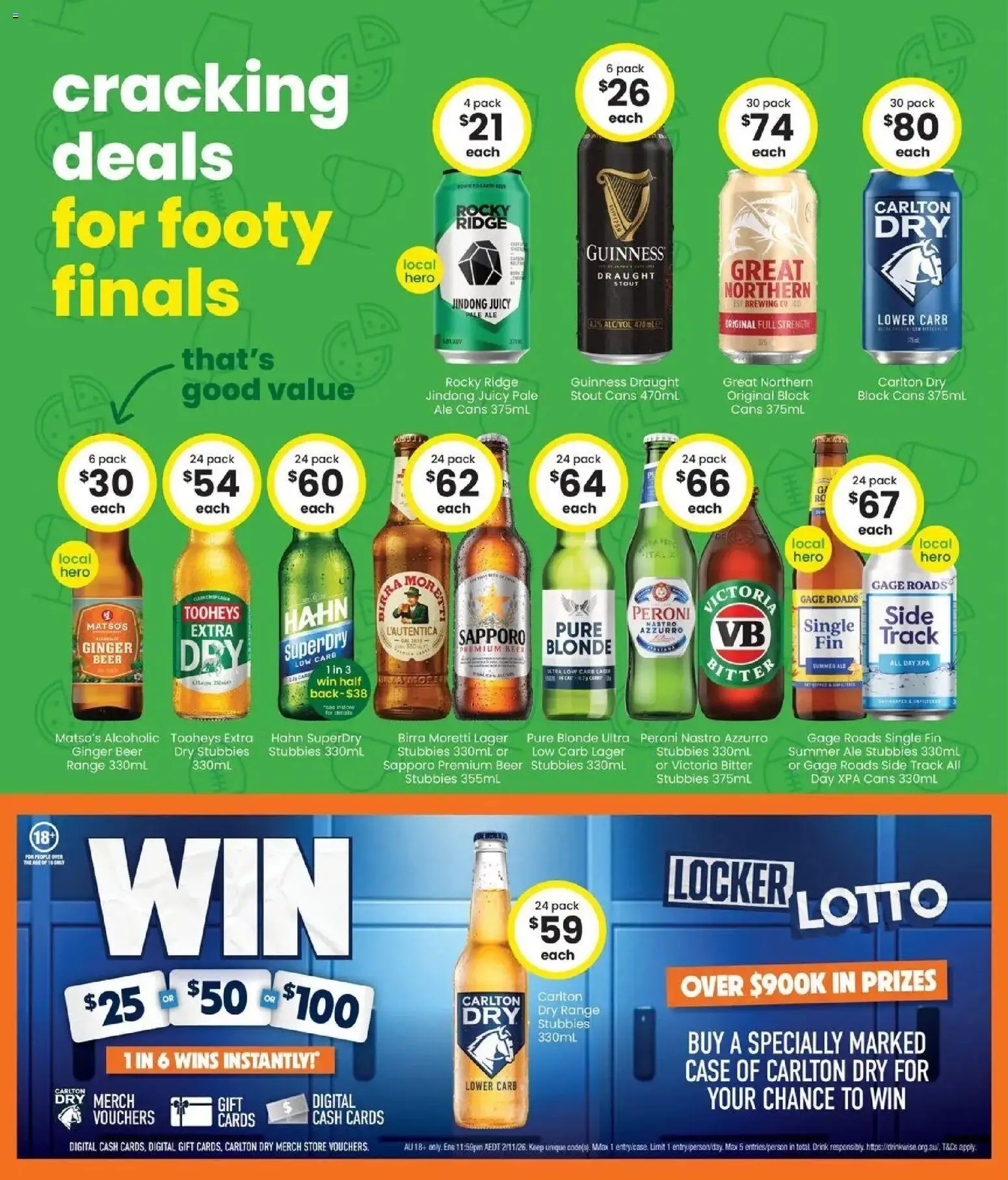 The Bottle-O catalogue - valid from 14/09/2026 | Page: 3 | Products: Ginger, Beer, Digital, Case