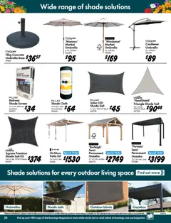 Preview of Bunnings catalogue - valid from 09/09/2026 | Page: 26 | Products: Blinds, Gazebo, Magazine, Umbrella