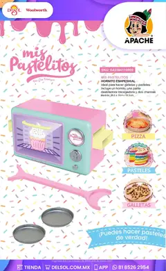 Vista previa de Del Sol y Woolworth catálogo El Castillo del Juguete, nuevo folleto de la tienda, válido en México a partir del 01/10/2026 | Página: 91 | Productos: Pizza, Galletas, Pasteles