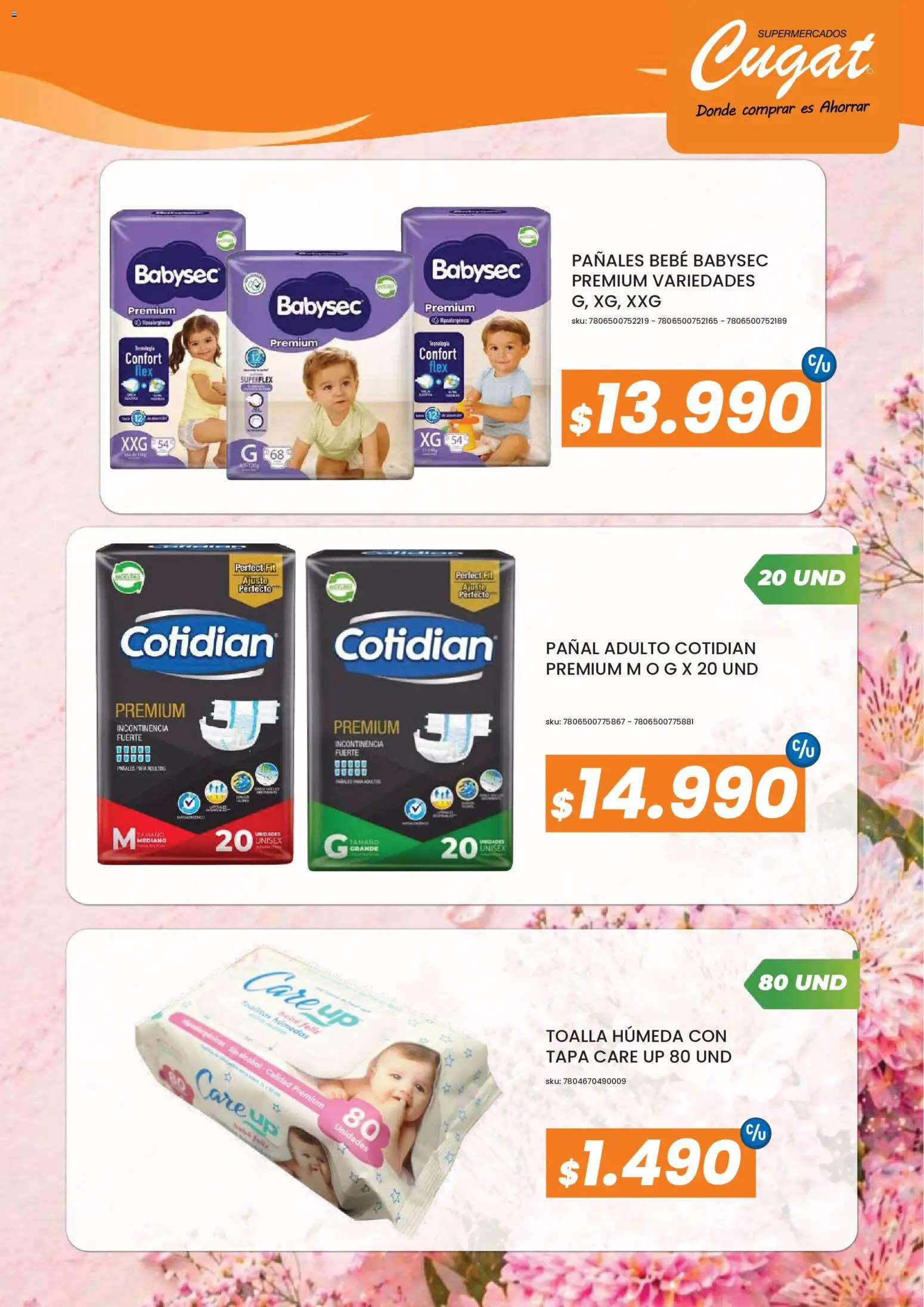 Cugat Ofertas  │ válido desde el 15.05.2026 | Página: 45 | Productos: Pañales, Toalla, Toallitas húmedas
