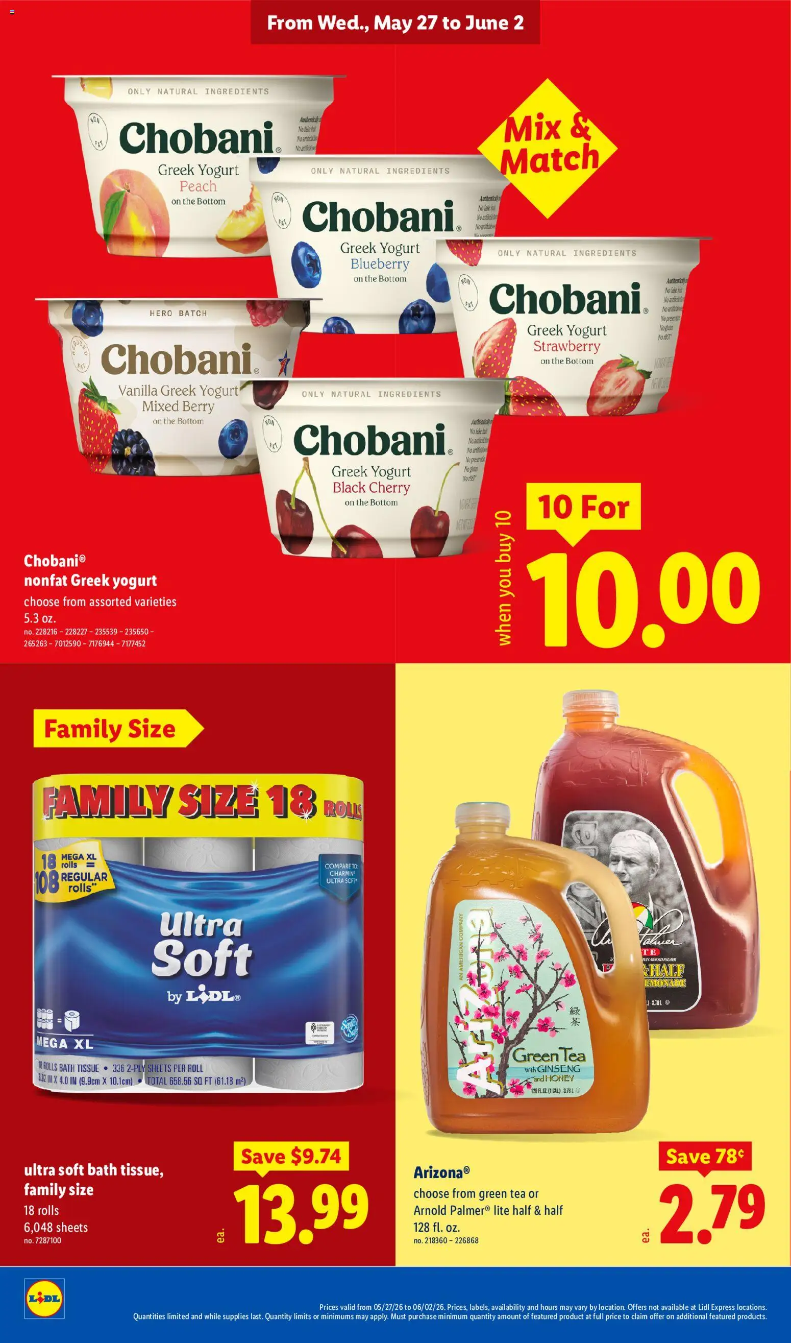 Lidl Weekly Ad - valid from 27.05.2026 | Page: 26 | Products: Green Tea, Bath, Tea, Peach