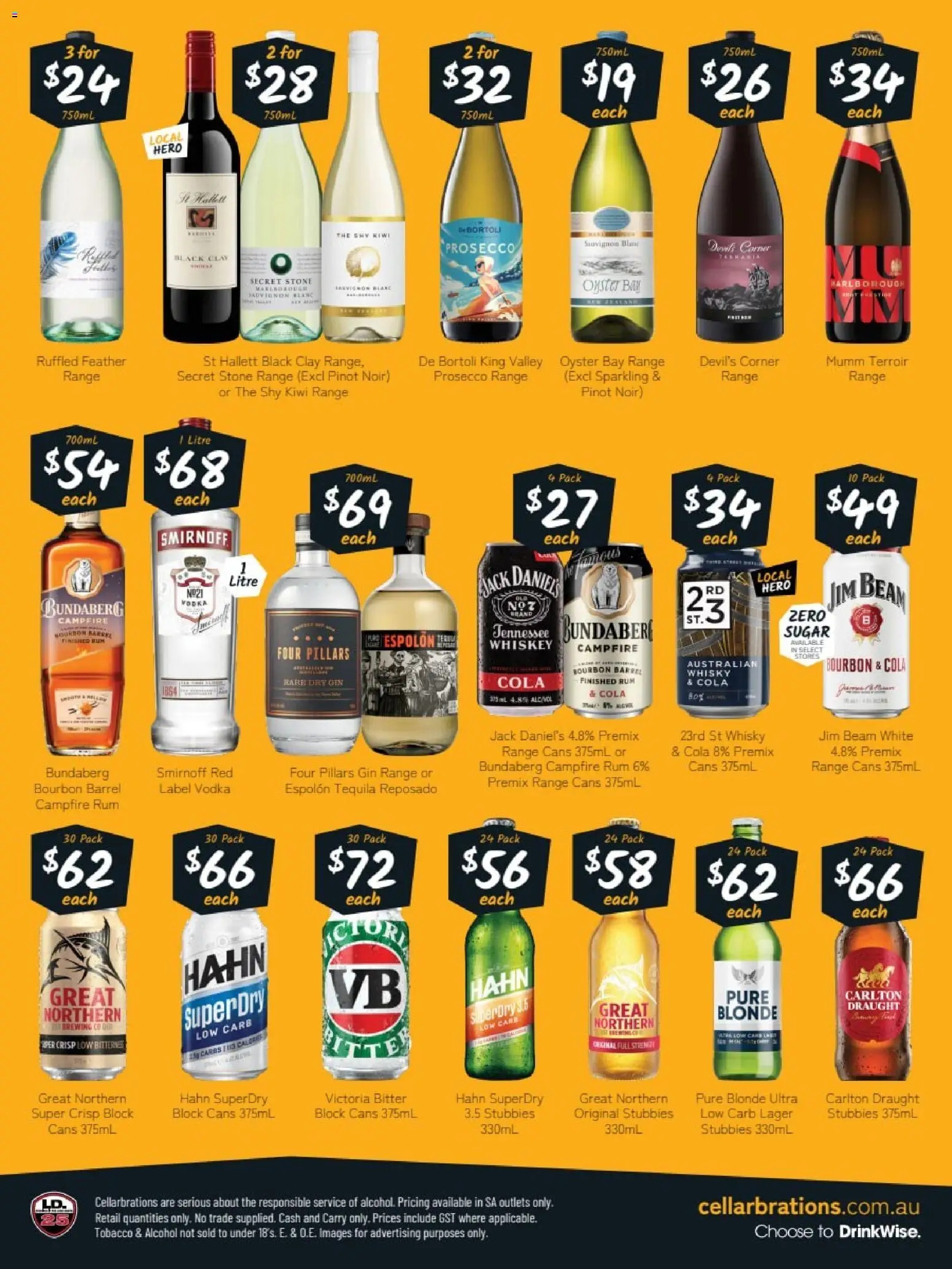 Cellarbrations catalogue - valid from 27/07/2026 | Page: 2 | Products: Gin, Vodka, Whiskey, Sugar