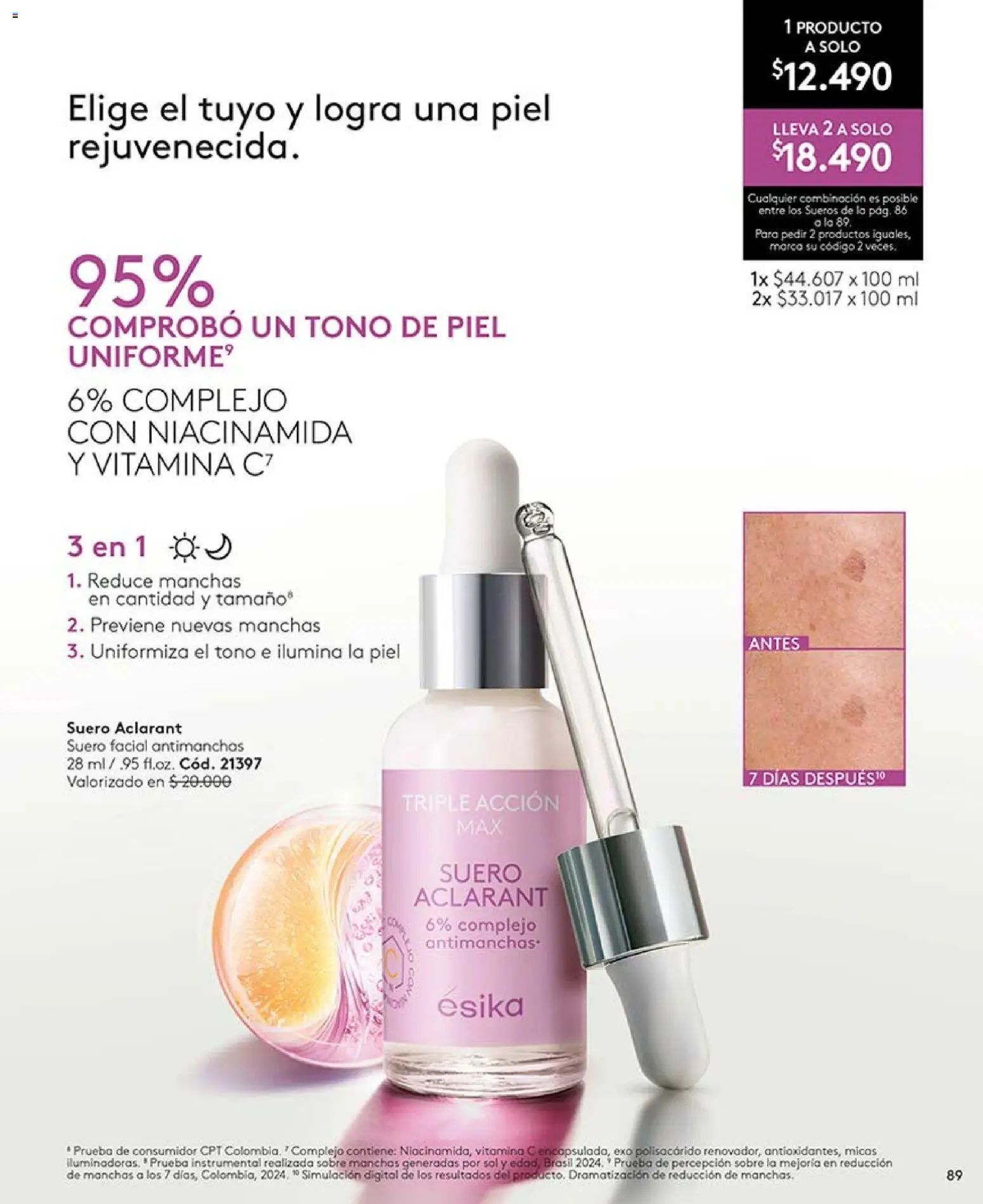 Catálogo Ésika Campaña x │ válido desde el 29.04.2026 | Página: 89 | Productos: Sobre