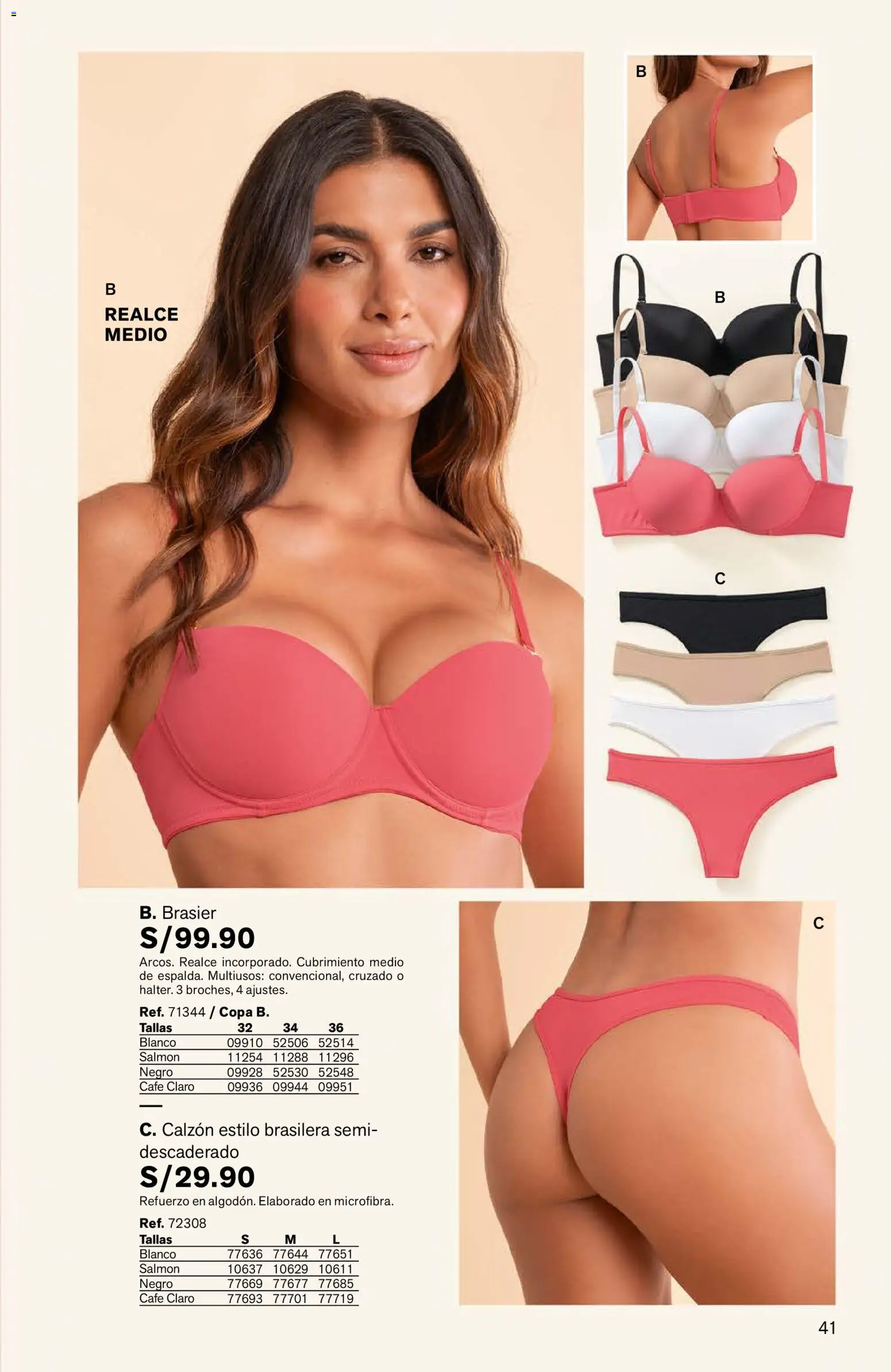 Catálogo Leonisa válido desde 24/08/2026 | Página: 41 | Productos: Café, Salmón