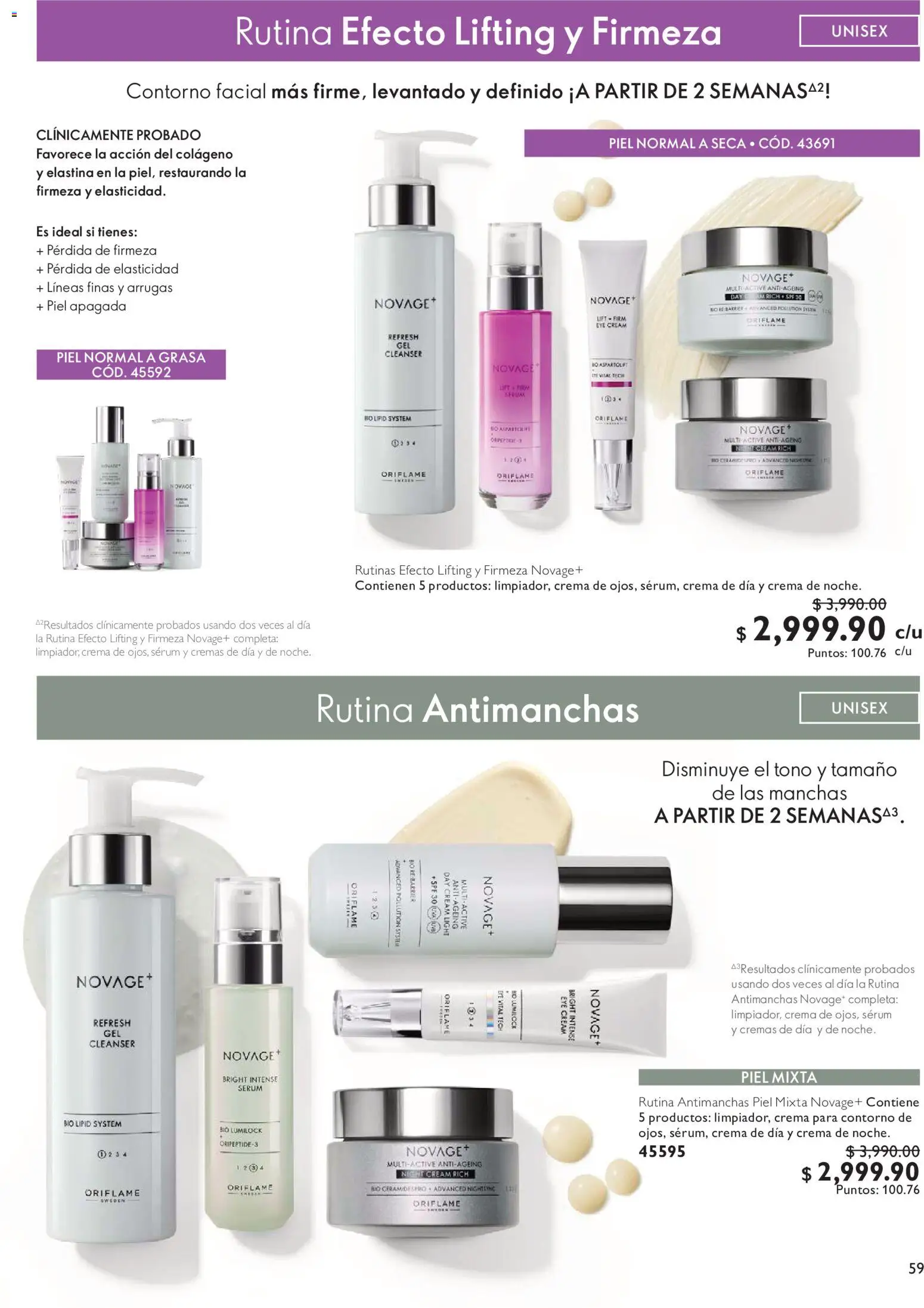 Nuevas ofertas de Oriflame válidas en toda la República Mexicana desde el 30.05.2026. ¡Encuentra las mejores ofertas en Oriflame campaña 8 2026! | Página: 59