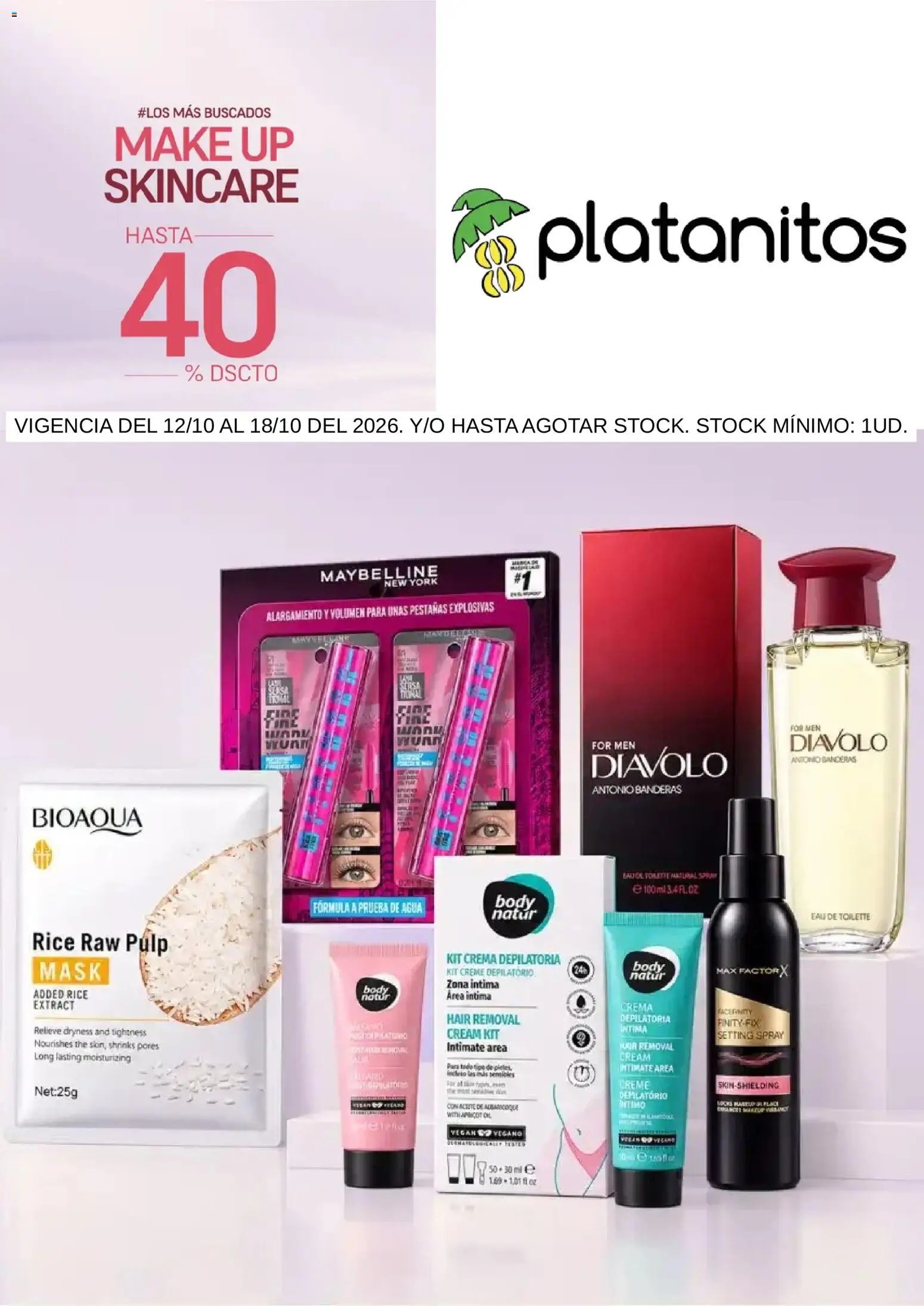 Catálogo Platanitos válido desde 12/10/2026 | Página: 1