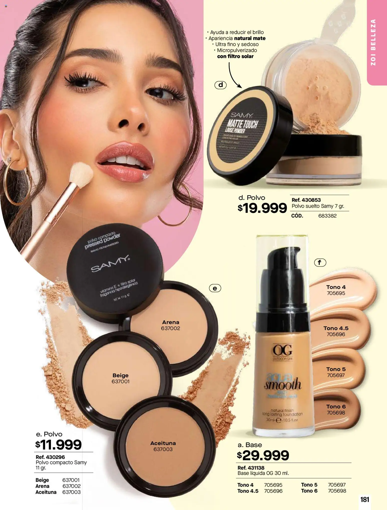 Carmel revista - valida desde el 01.05.2026 | Página: 185 | Productos: Polvo compacto, Brillo, Fragancia, Polvo