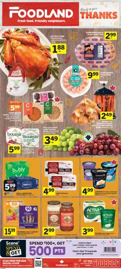 Preview of Foodland weekly flyer / circulaire from shop Foodland valid from Oct 1, 2026