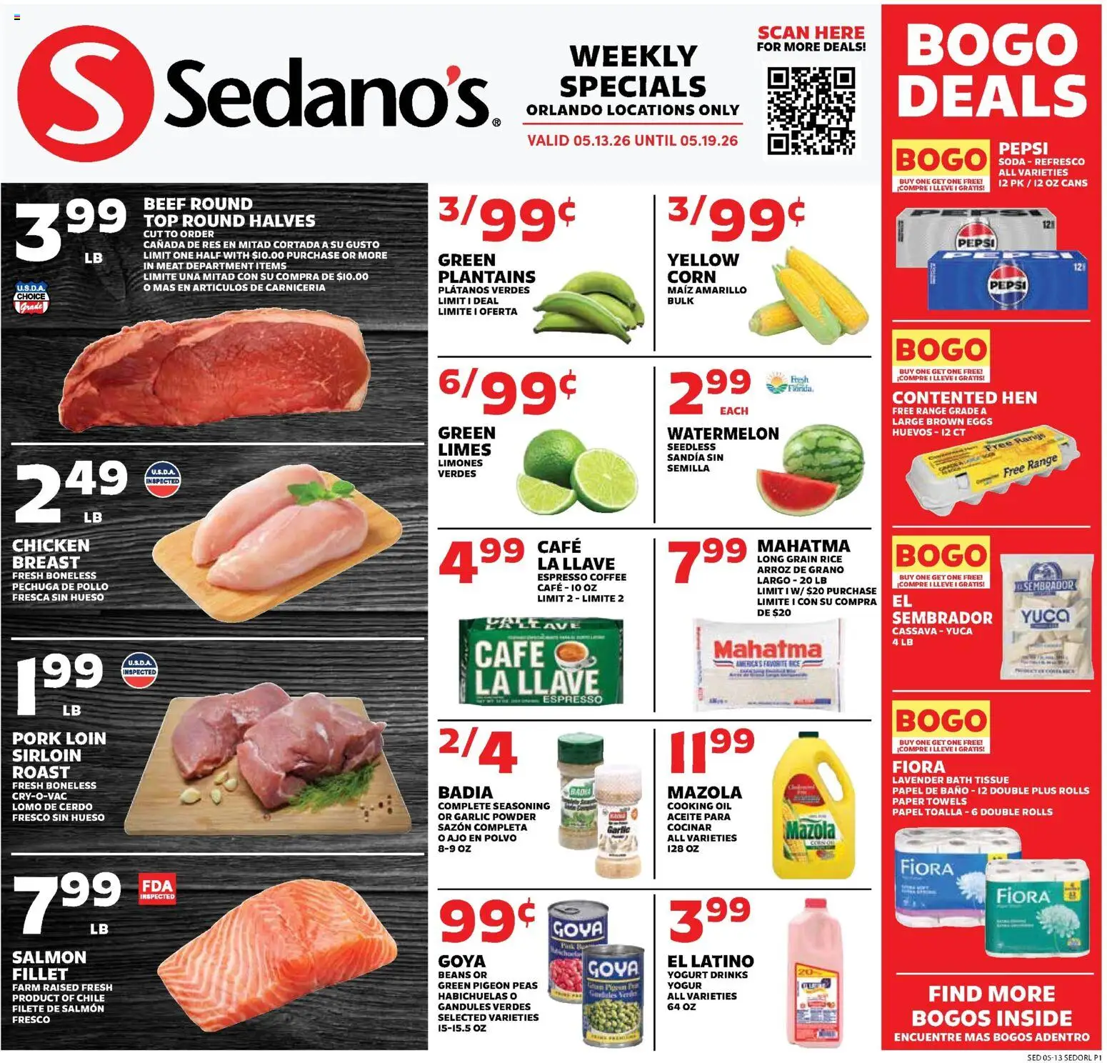 Sedano's Weekly Ad - valid from 13.05.2026 | Page: 1