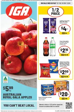 Preview of IGA catalogue SA - valid from 20.05.2026
