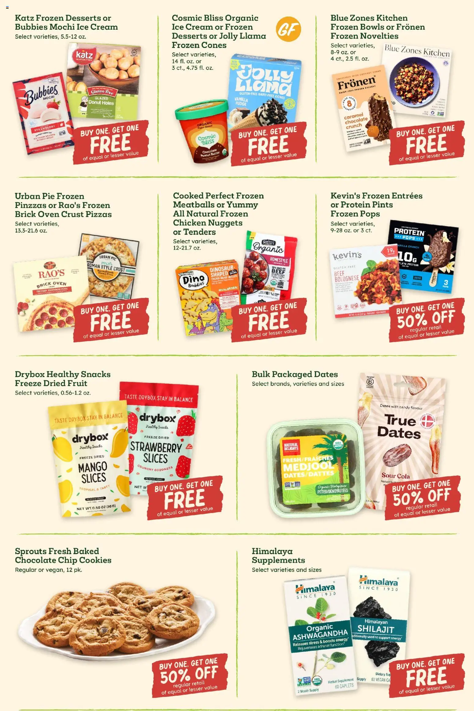 Sprouts Weekly Ad - valid from 08/26/2026 | Page: 9 | Products: Dried fruit, Protein, Ice cream, Oven
