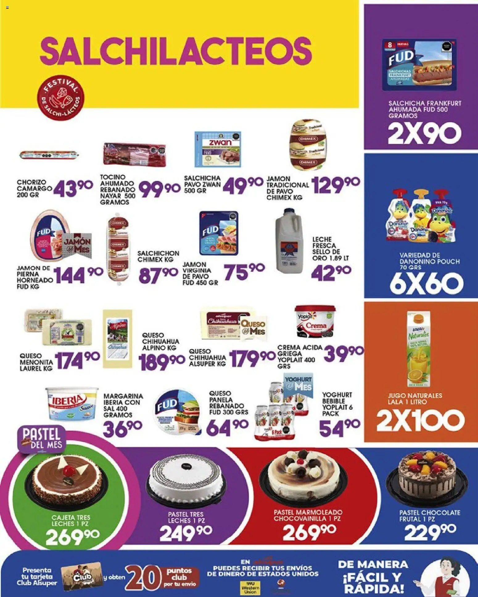Nuevas ofertas de Alsuper válidas en toda la República Mexicana desde el 07/07/2026. ¡Encuentra las mejores ofertas en Alsuper folleto! | Página: 3 | Productos: Sal, Crema, Chocolate, Chorizo