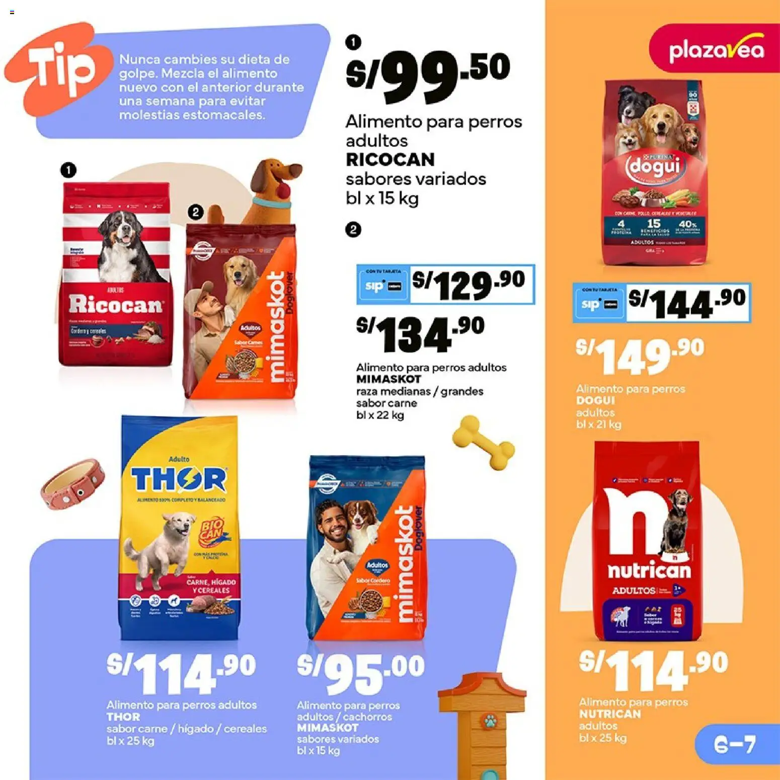 Catálogo Plaza Vea válido desde 06/04/2026 | Página: 7 | Productos: Hígado, Carne, Cereales