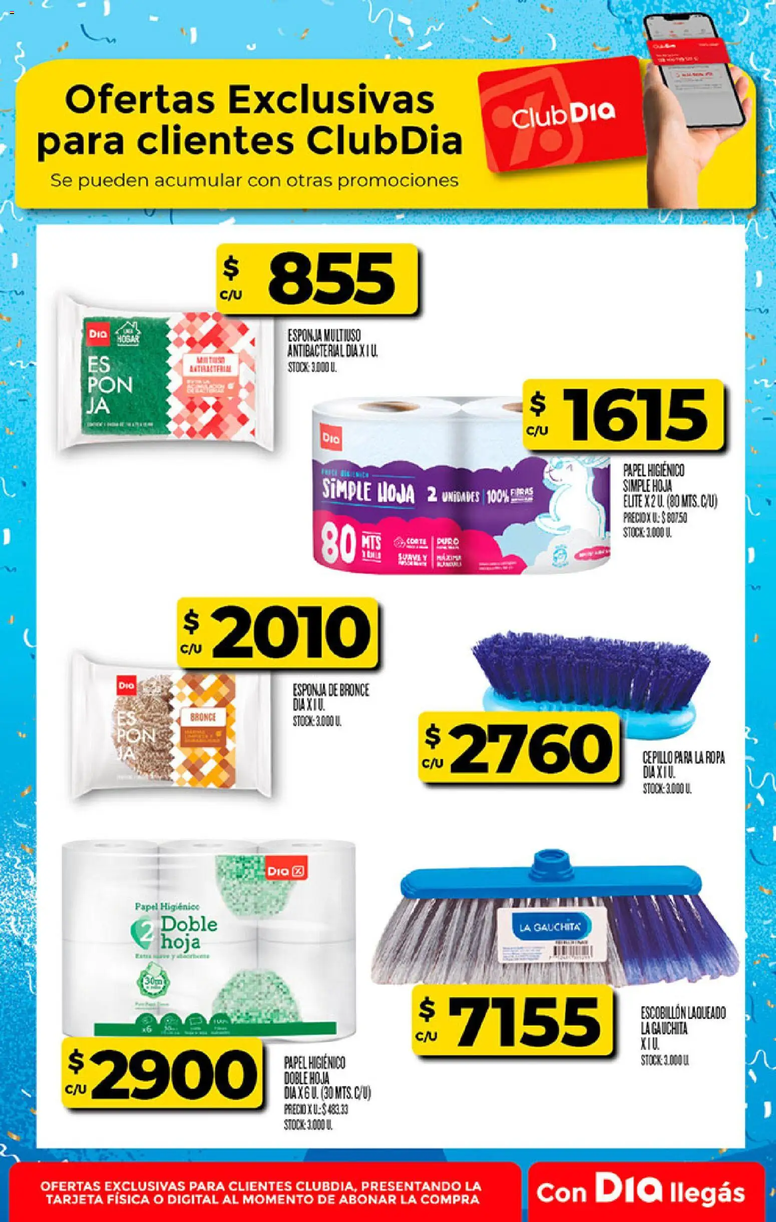 Supermercado DIA Ofertas │ válido desde el 01/07/2026 | Página: 26 | Productos: Papel higiénico, Esponja, Ropa, Escobillon