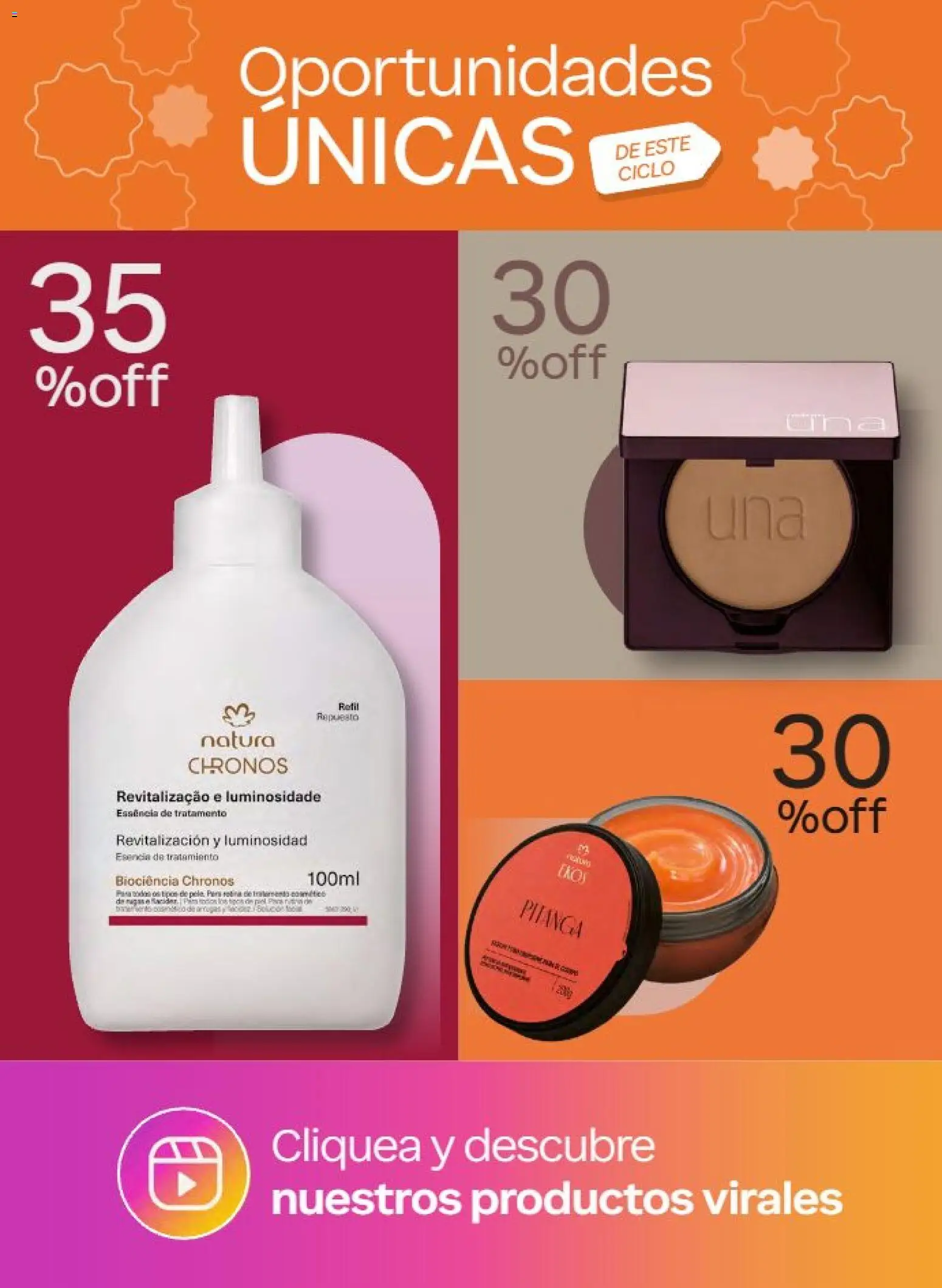 Nuevas ofertas de Natura válidas en toda la República Mexicana desde el 11/09/2026. ¡Encuentra las mejores ofertas en Natura campaña 14 2026! | Página: 4