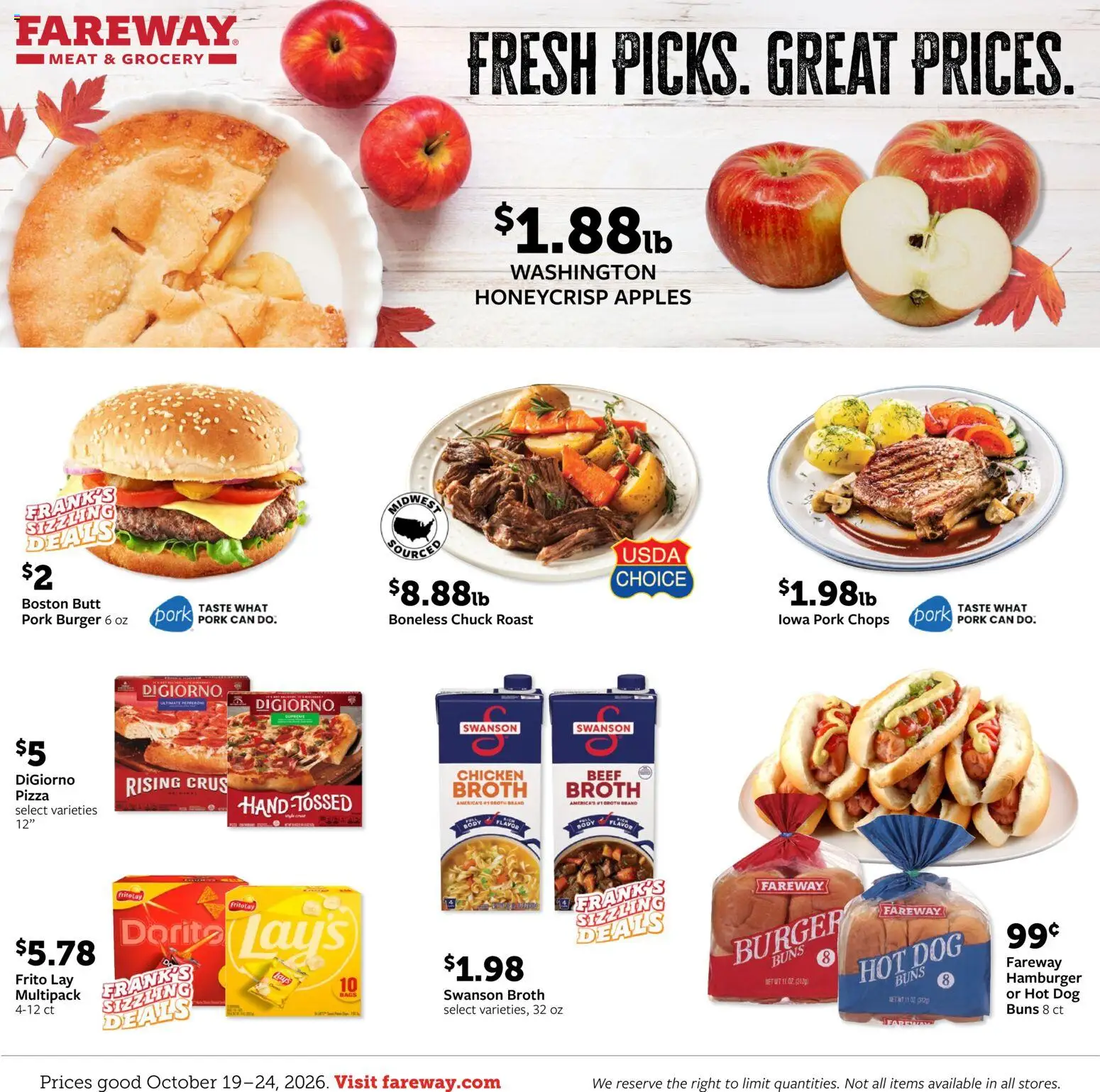 Fareway Weekly Ad - valid from 10/19/2026 | Page: 1