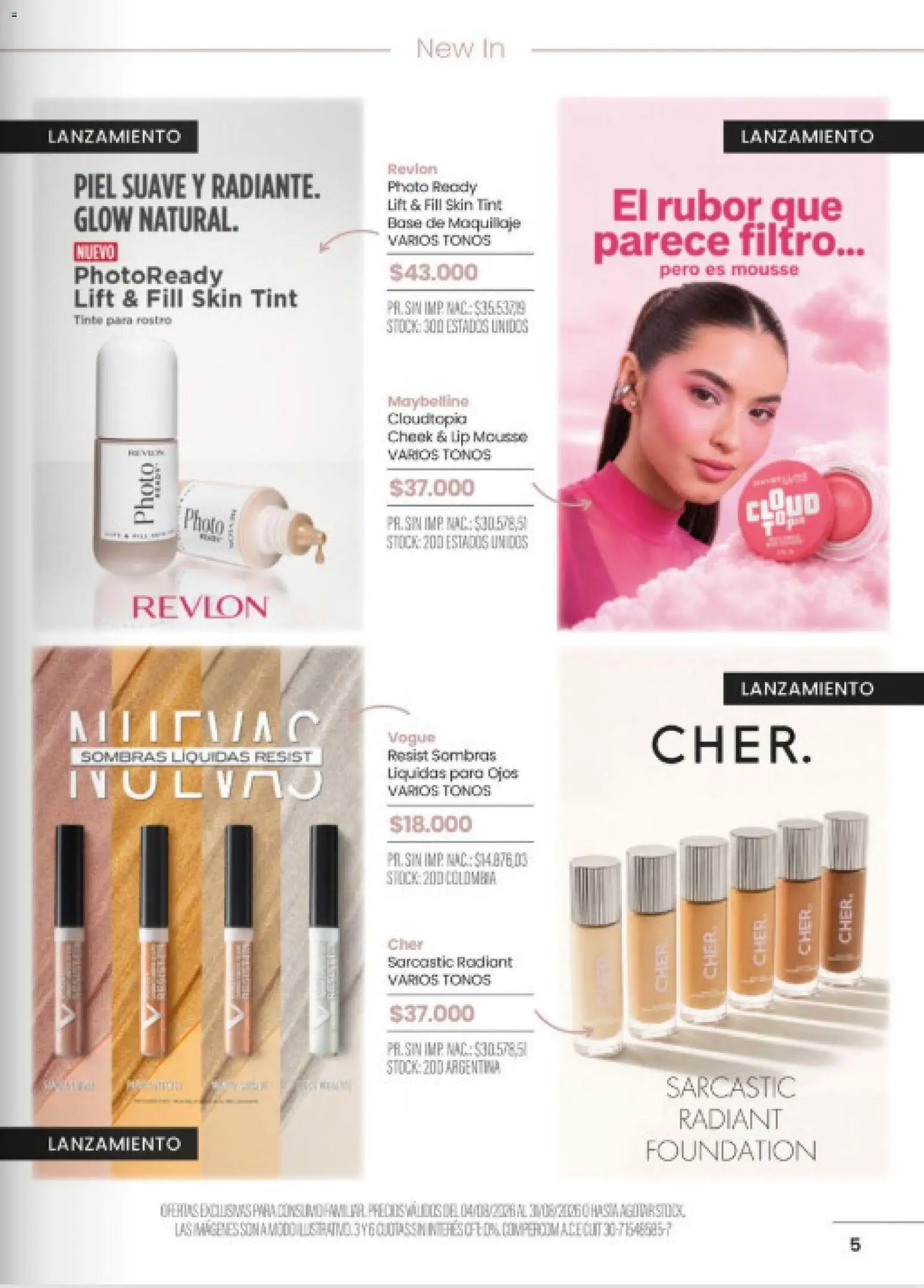 Pigmento catálogo │ válido desde el 04/08/2026 | Página: 5 | Productos: Base de maquillaje, Maquillaje, Rubor, Mousse