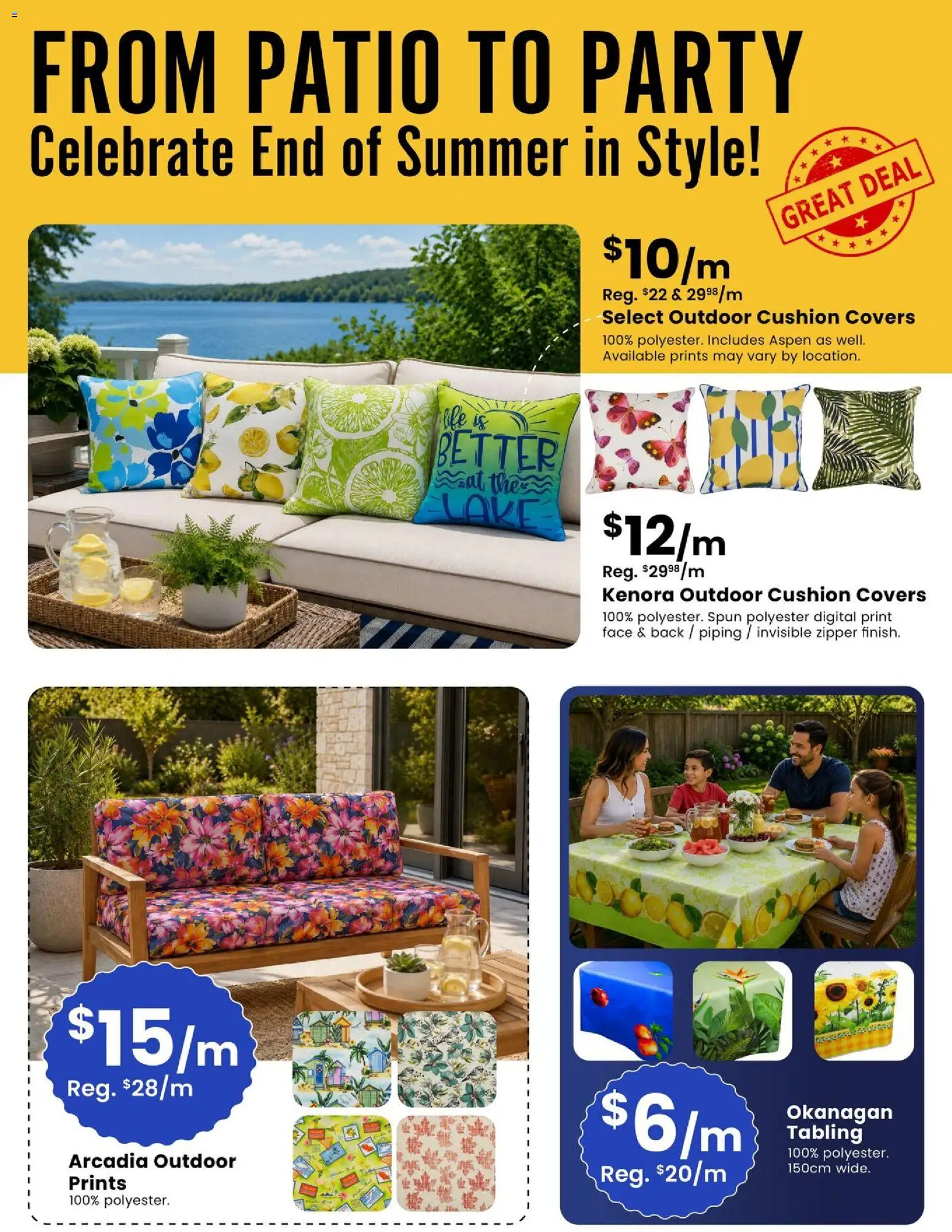 Fabricland flyer valid from Aug 1, 2026 | Page: 12