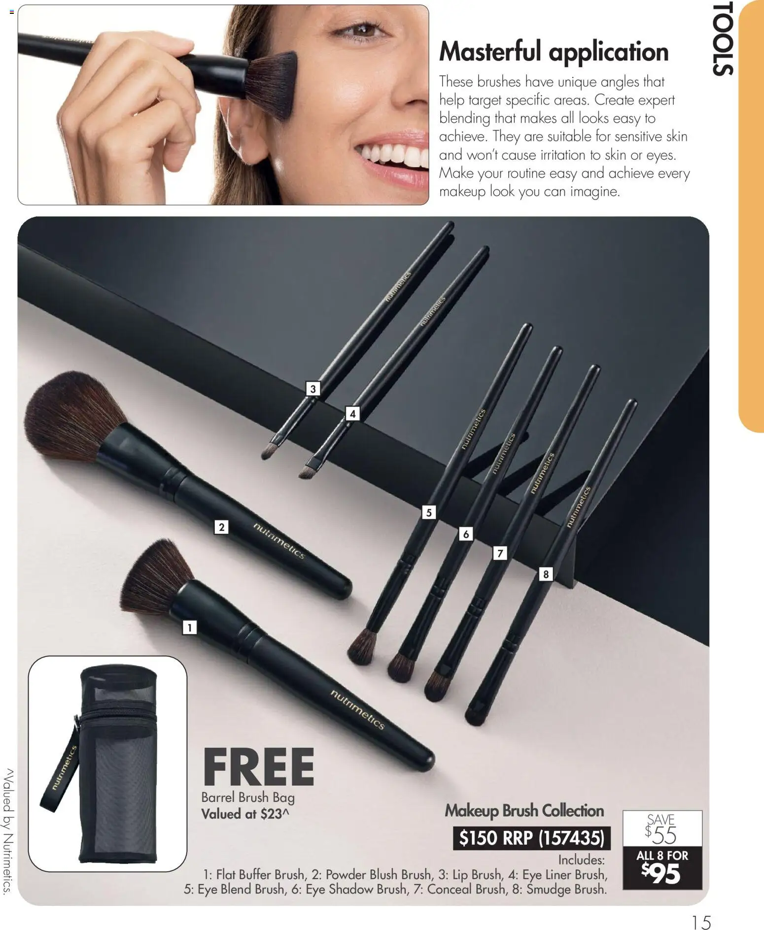 Nutrimetics catalogue - valid from 01/01/2026 | Page: 15 | Products: Eye shadow, Makeup, Bag, Sensitive skin