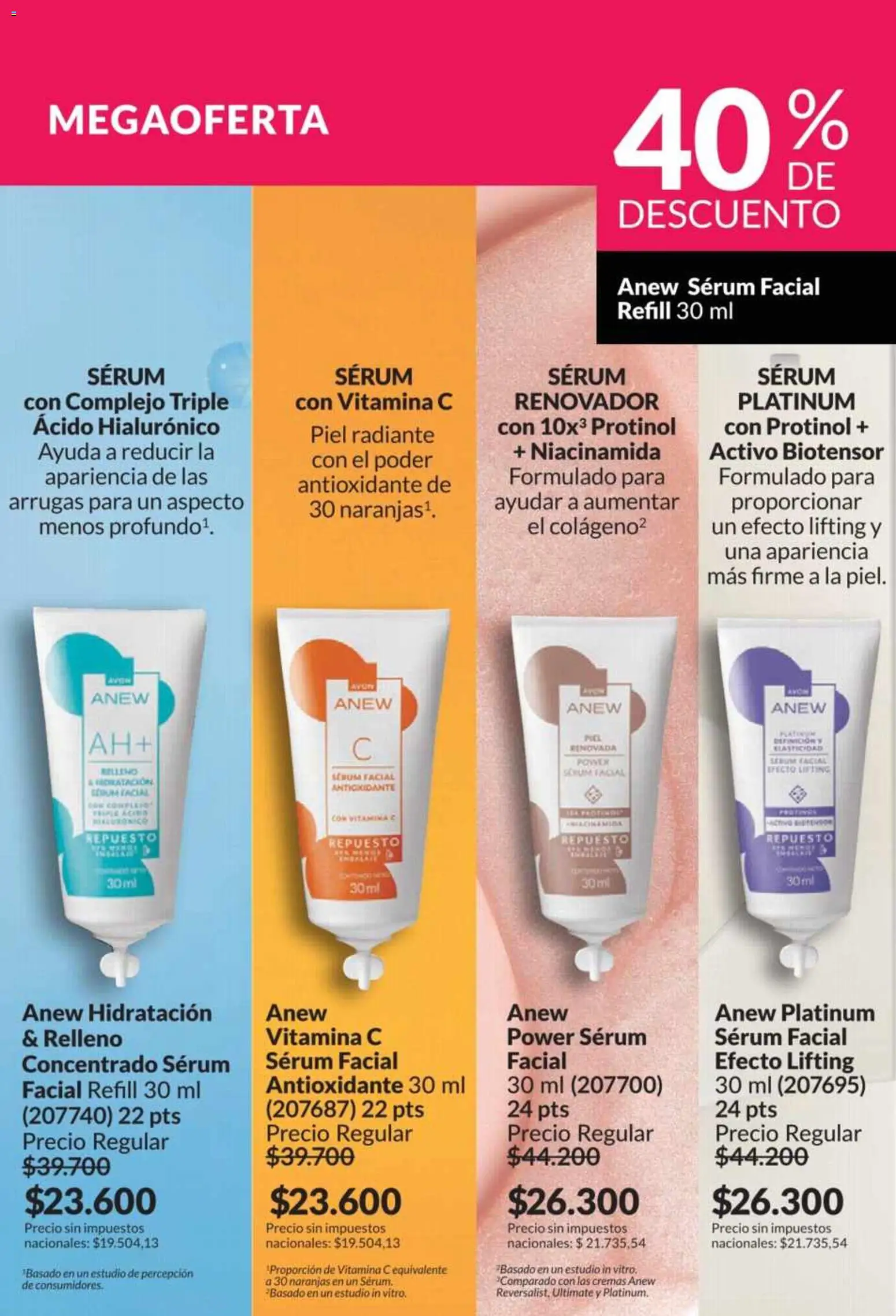 Catálogo AVON Campaña 5/2026 │ válido desde el 01.05.2026 | Página: 199 | Productos: Serum, Naranjas, Radiante