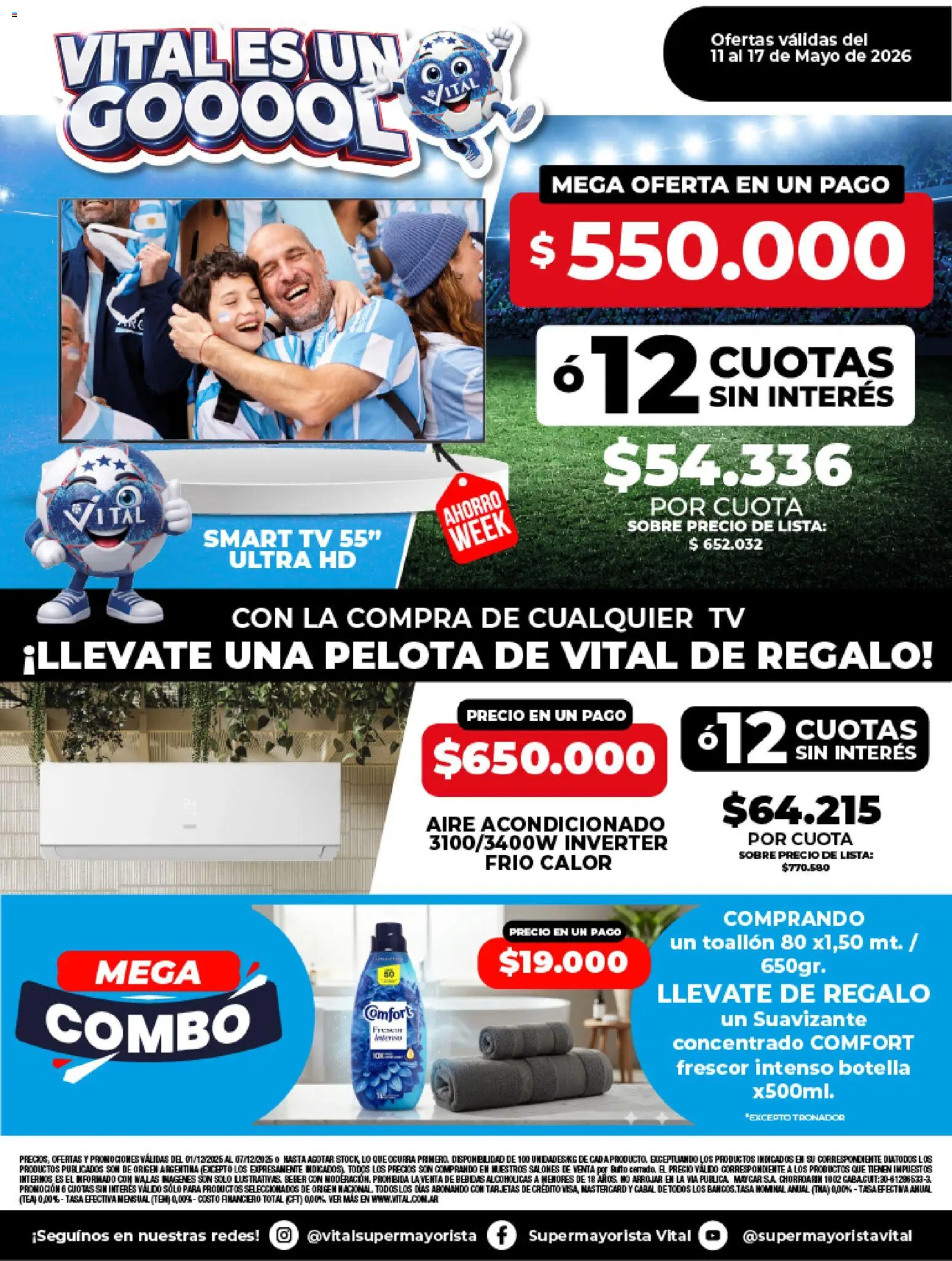 Vital Ofertas Especial de nonfood │ válido desde el 11.05.2026 | Página: 1 | Productos: Botella, Sobre, Pelota, Té