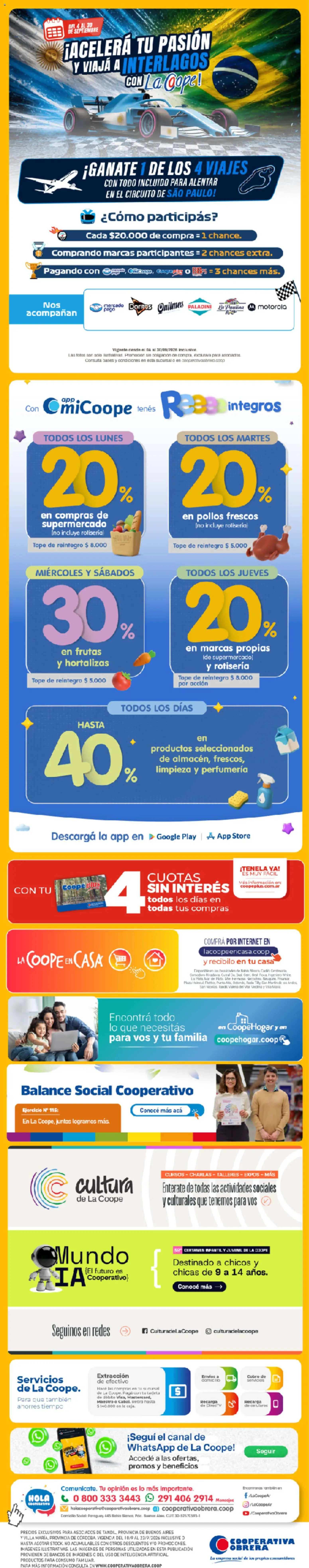 Cooperativa Obrera catálogo │ válido desde el 10/09/2026 | Página: 9 | Productos: Pollos