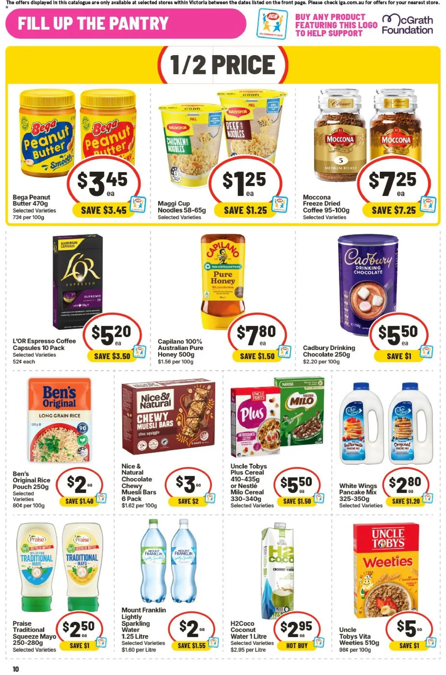 IGA catalogue - valid from 09/09/2026 | Page: 11 | Products: Coffee, Honey, Rice, Foundation