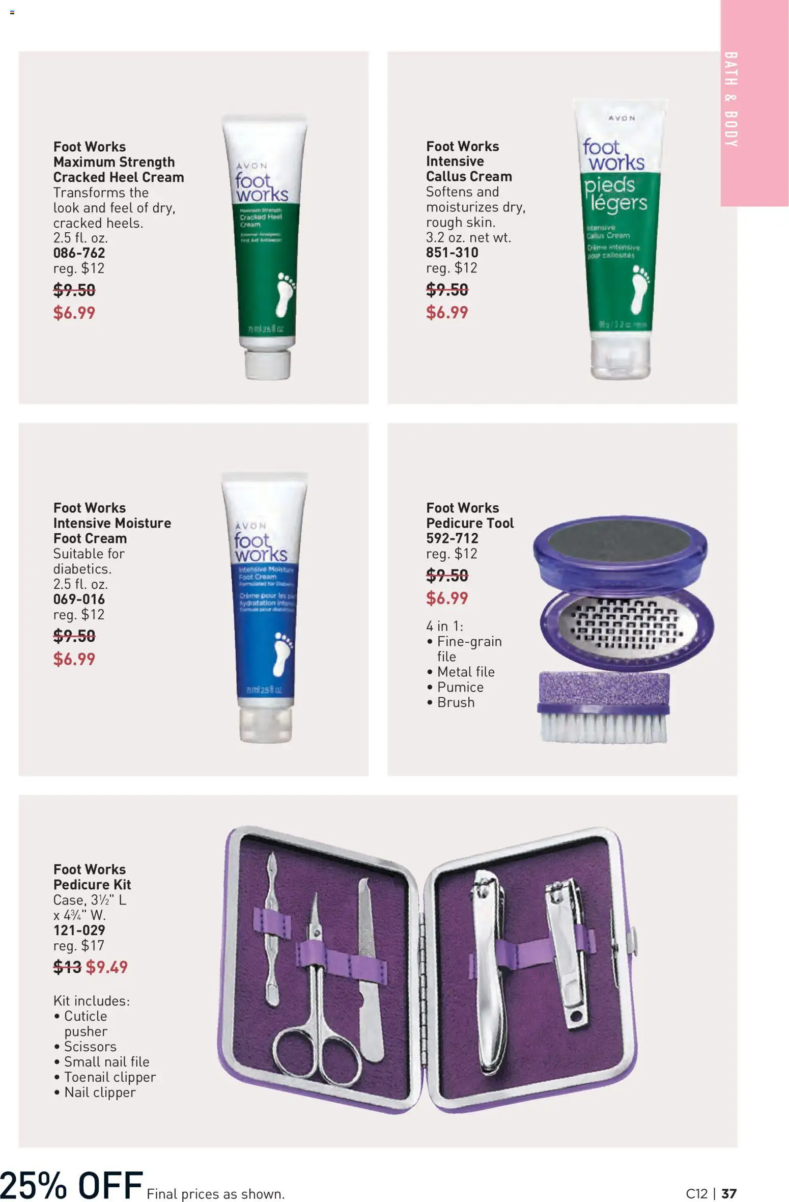 Avon Brochure - valid from 03.06.2026 | Page: 37 | Products: Bath, Nail, Brush, Cream