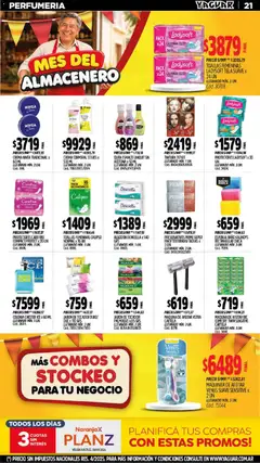 Vista previa Yaguar catálogo válido desde el 07/09/2026 | Página: 22 | Productos: Algodón, Toallas, Esponja, Crema