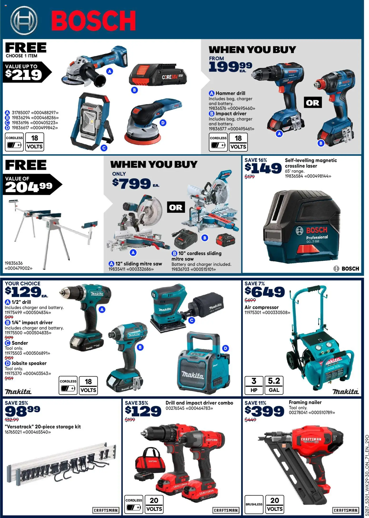 Rona flyer valid from Aug 13, 2026 | Page: 19 | Products: Compressor, Speaker, Air compressor, Battery