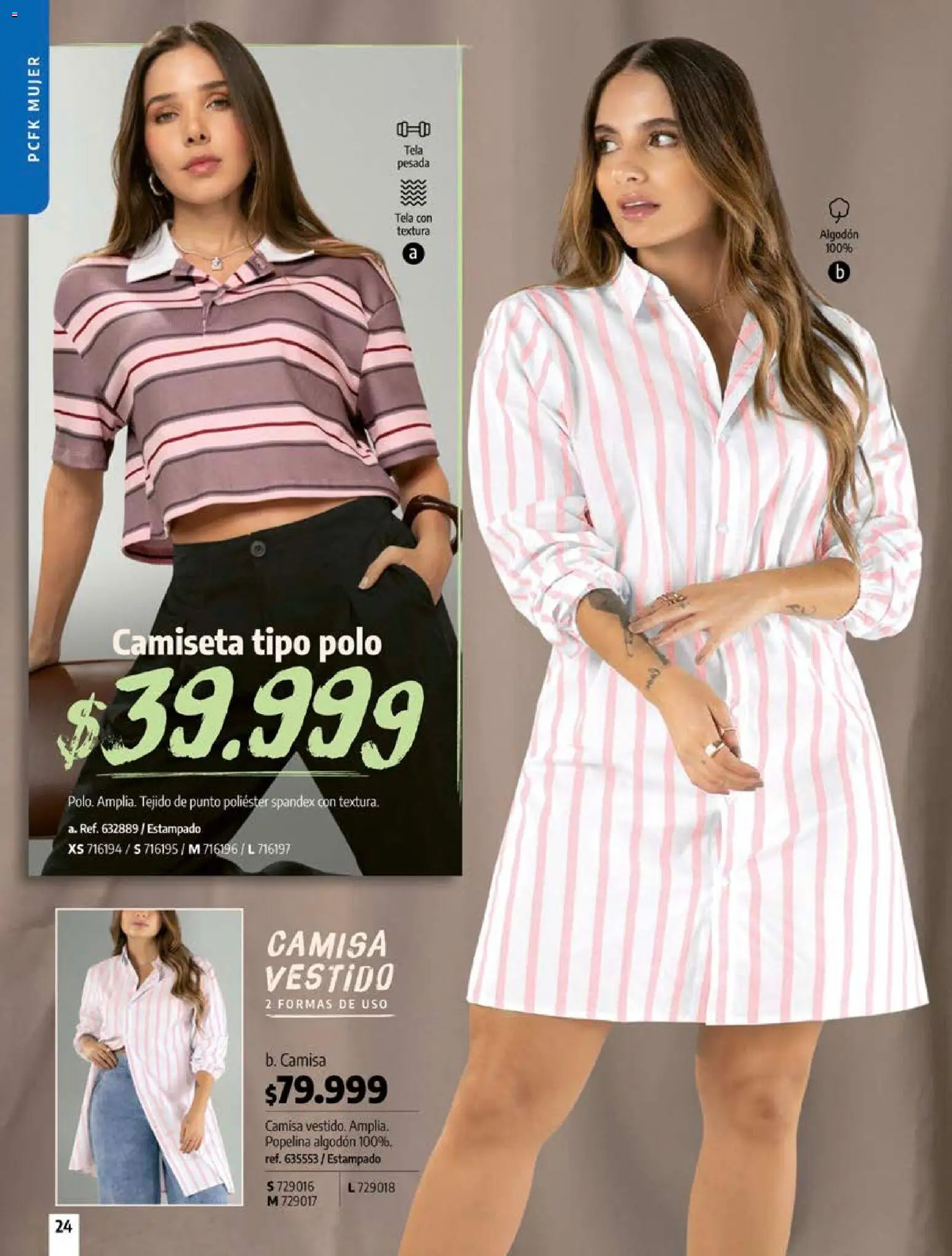 Pacifika revista - valida desde el 12/07/2026 | Página: 24 | Productos: Algodón, Camiseta, Vestido, Camisa
