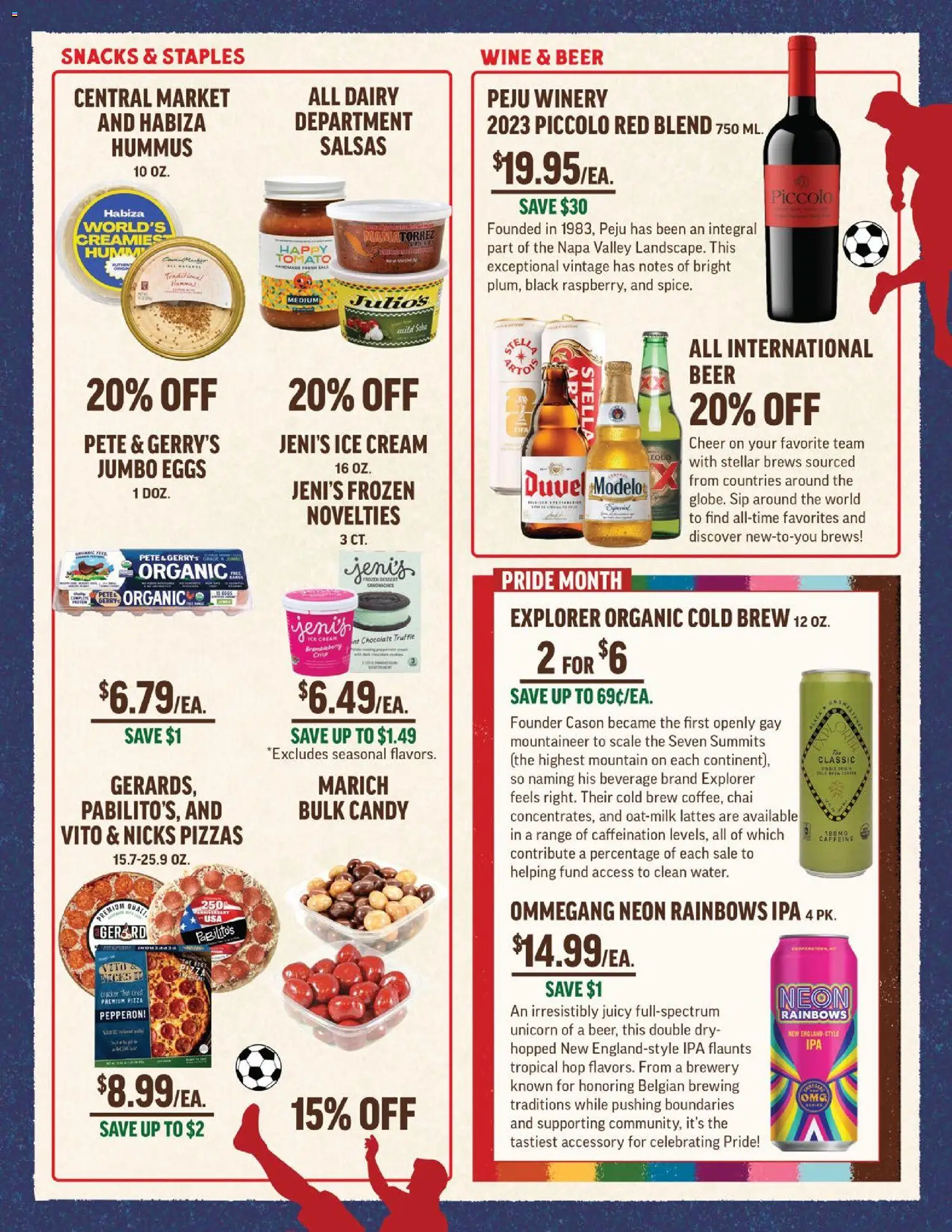 Central Market Weekly Ad - valid from 10.06.2026 | Page: 5 | Products: Eggs, Pizza, Wine, Beer