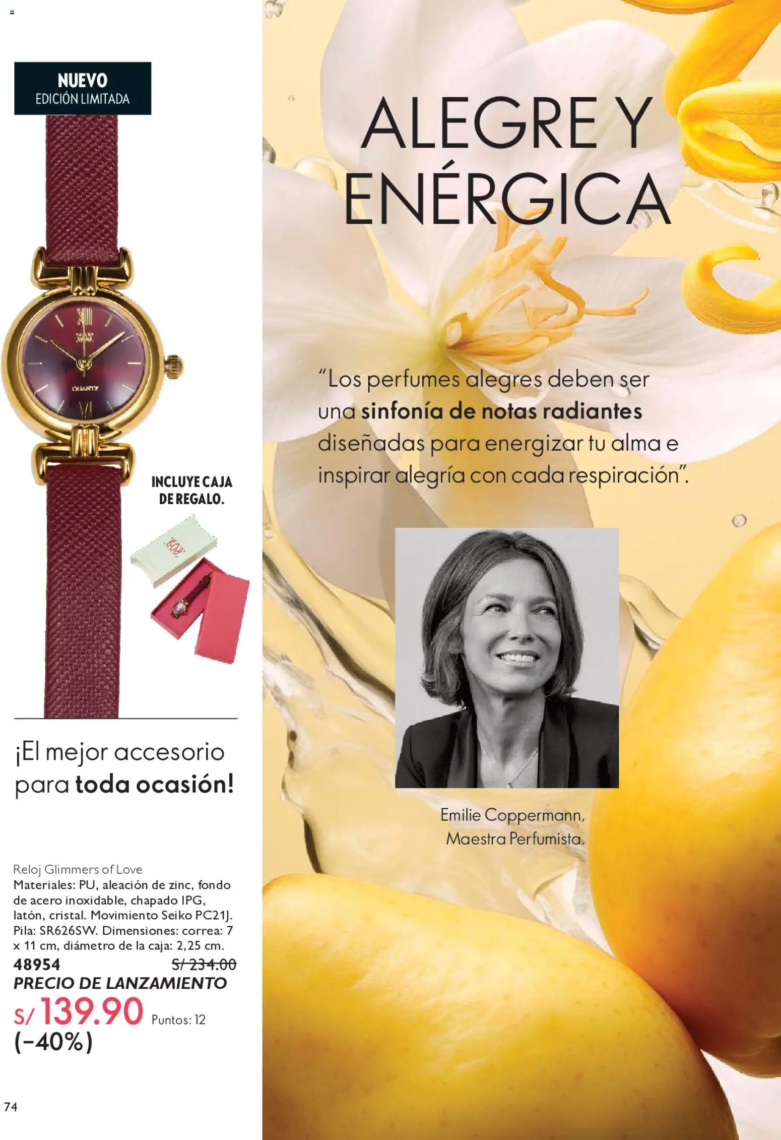 Catálogo Oriflame válido desde 09.05.2026 | Página: 76 | Productos: Caja, Reloj