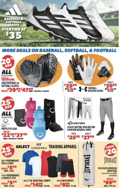 Preview of Big 5 Sporting Goods weekly ads valid from 01.05.2026 | Page: 4 | Products: Pants, Shorts, Gloves, Bag