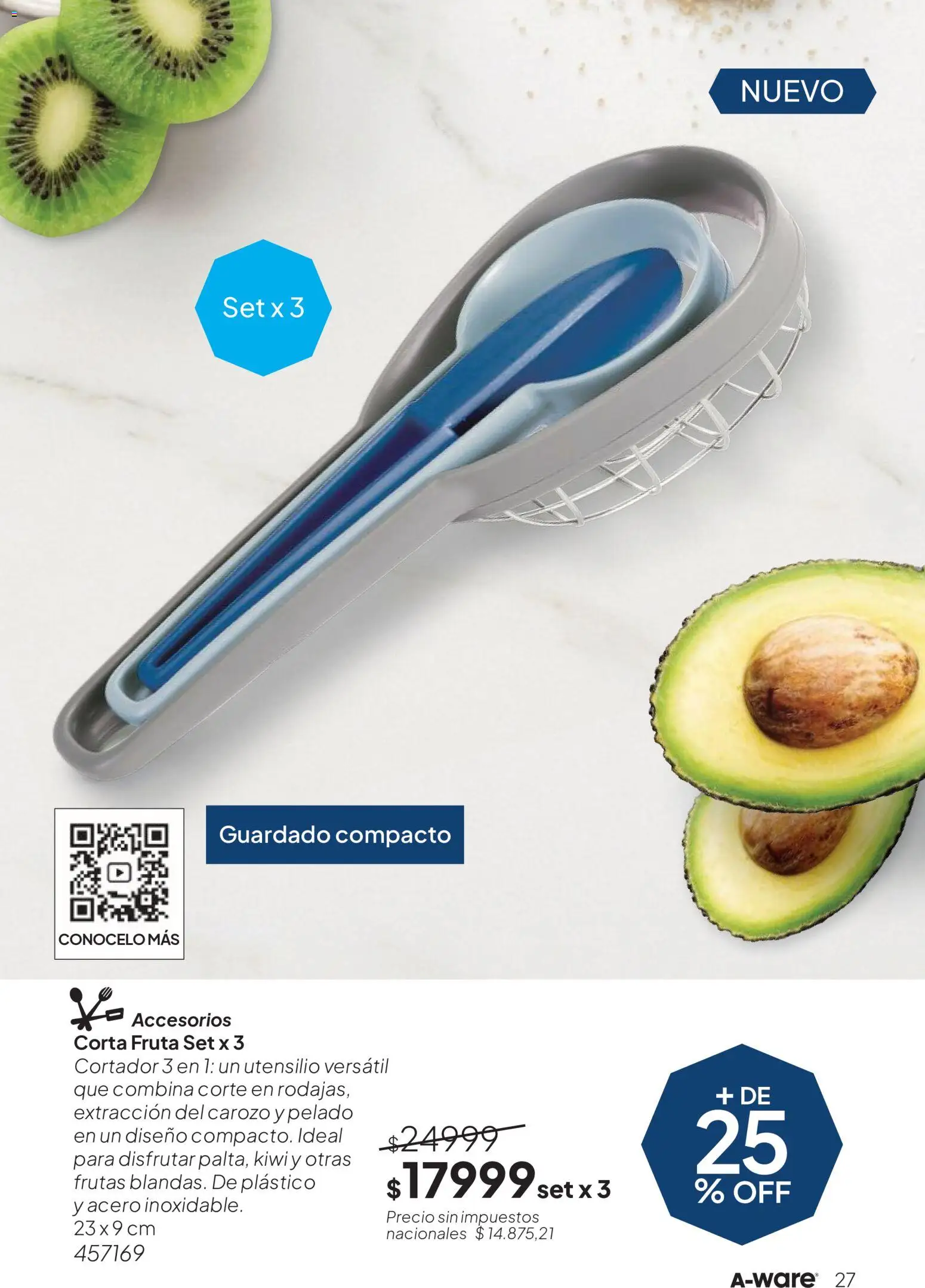 Tupperware Folleto │ válido desde el 18/09/2026 | Página: 28 | Productos: Cortador, Fruta, Kiwi
