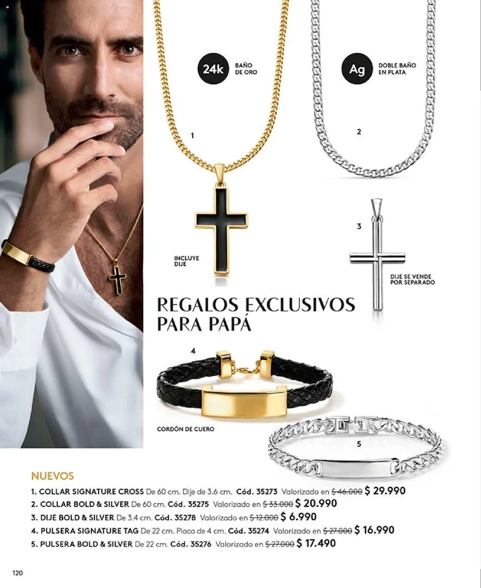 Catálogo Ésika Campaña 9 │ válido desde el 17.05.2026 | Página: 124 | Productos: Baño, Pulsera, Dije, Papa