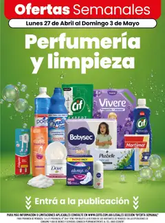Vista previa Coto - OfertasPerfumería y limpieza válido desde el 27.04.2026