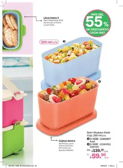 Vista previa de Tupperware catálogo, nuevo folleto de la tienda, válido en México a partir del 18.05.2026 | Página: 65 | Productos: Modular