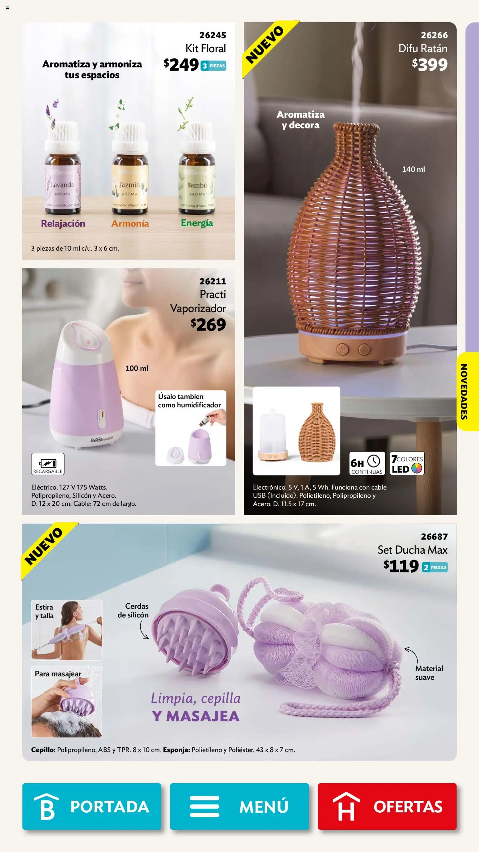 Nuevas ofertas de Betterware válidas en toda la República Mexicana desde el 28/09/2026. ¡Encuentra las mejores ofertas en Betterware campaña 10 2026! | Página: 55