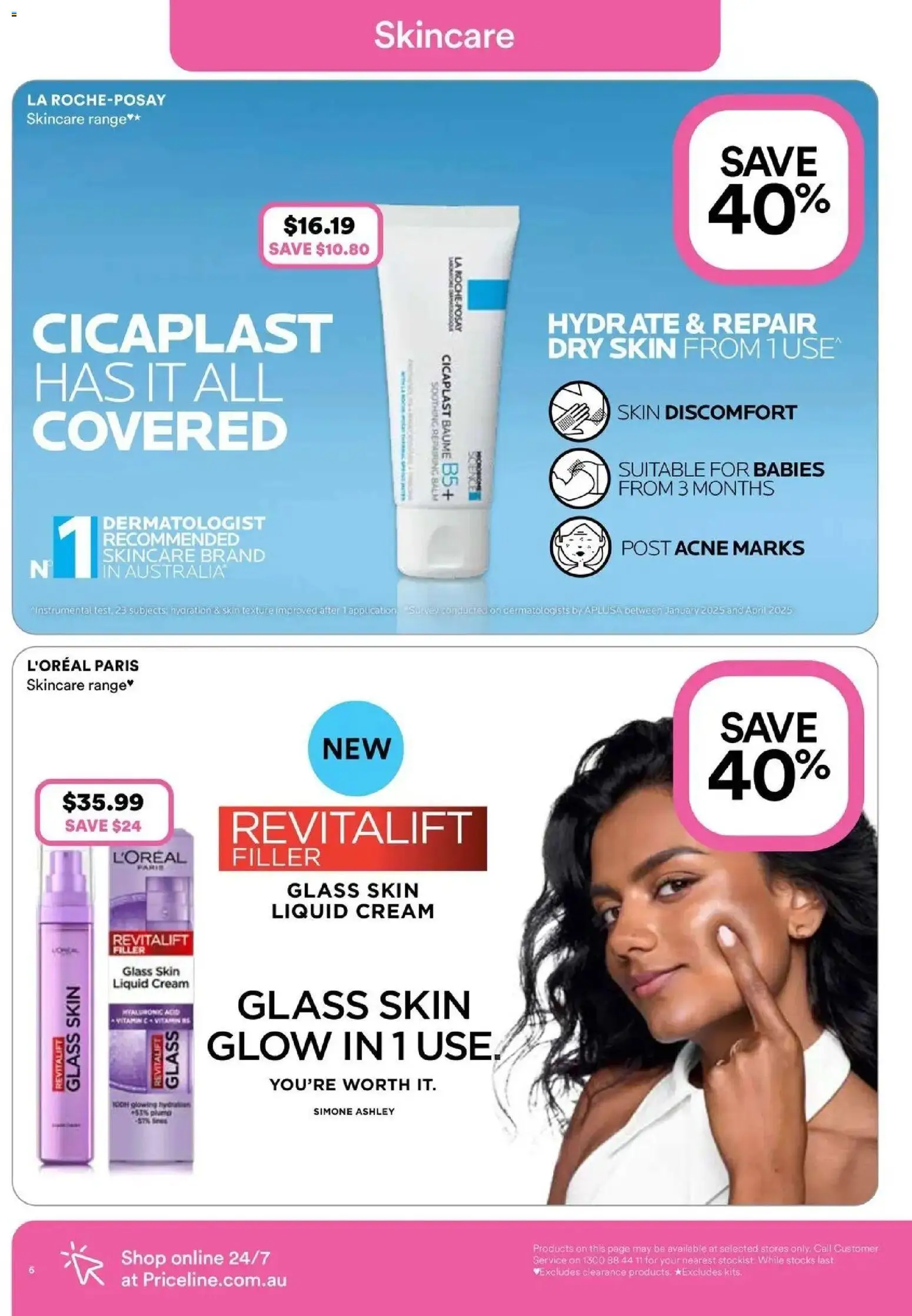 Priceline Pharmacy catalogue - valid from 06.05.2026 | Page: 6 | Products: Cream, Acne