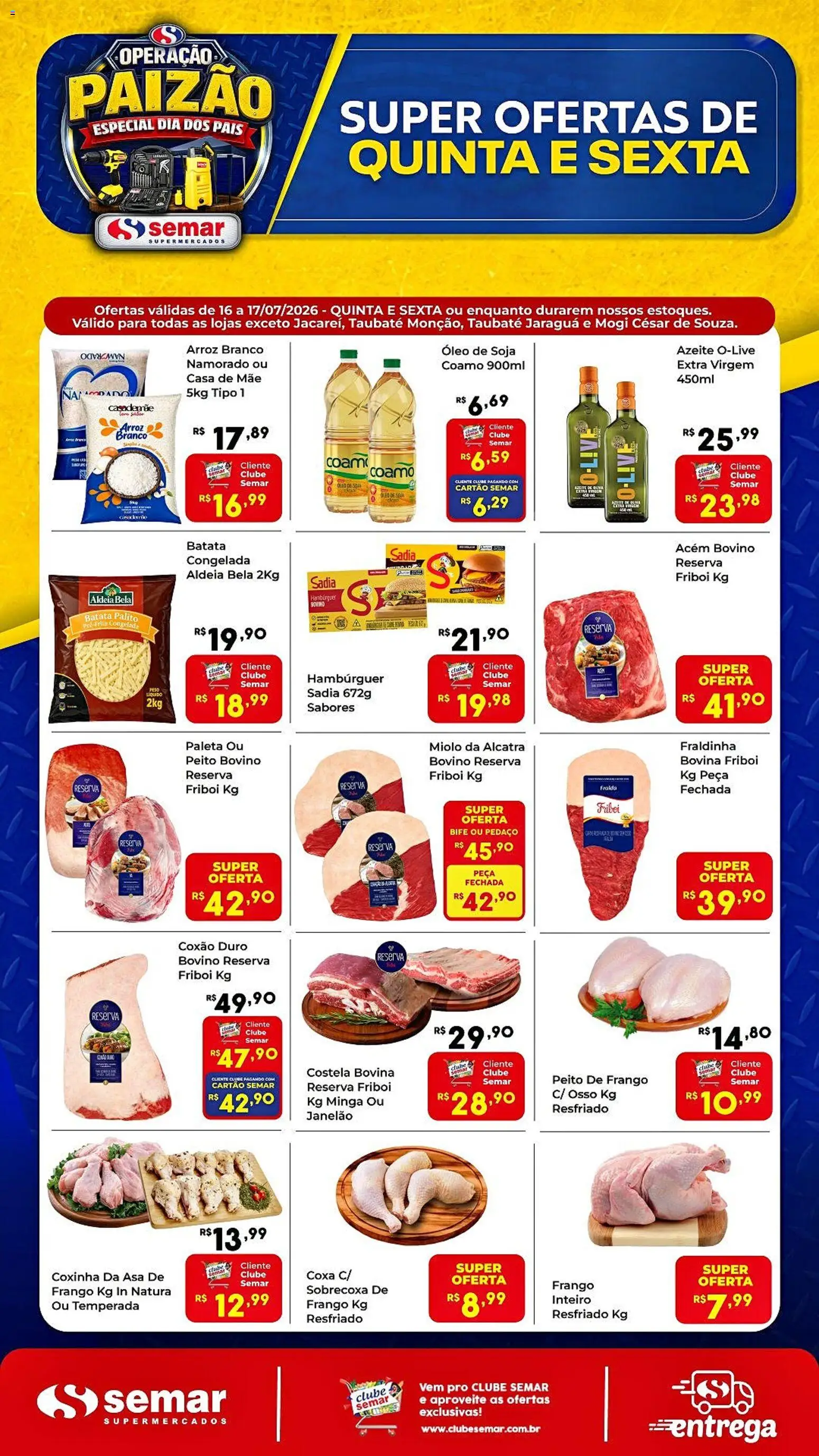 Semar Supermercado Folheto - válido de 16/07/2026 | Página: 1