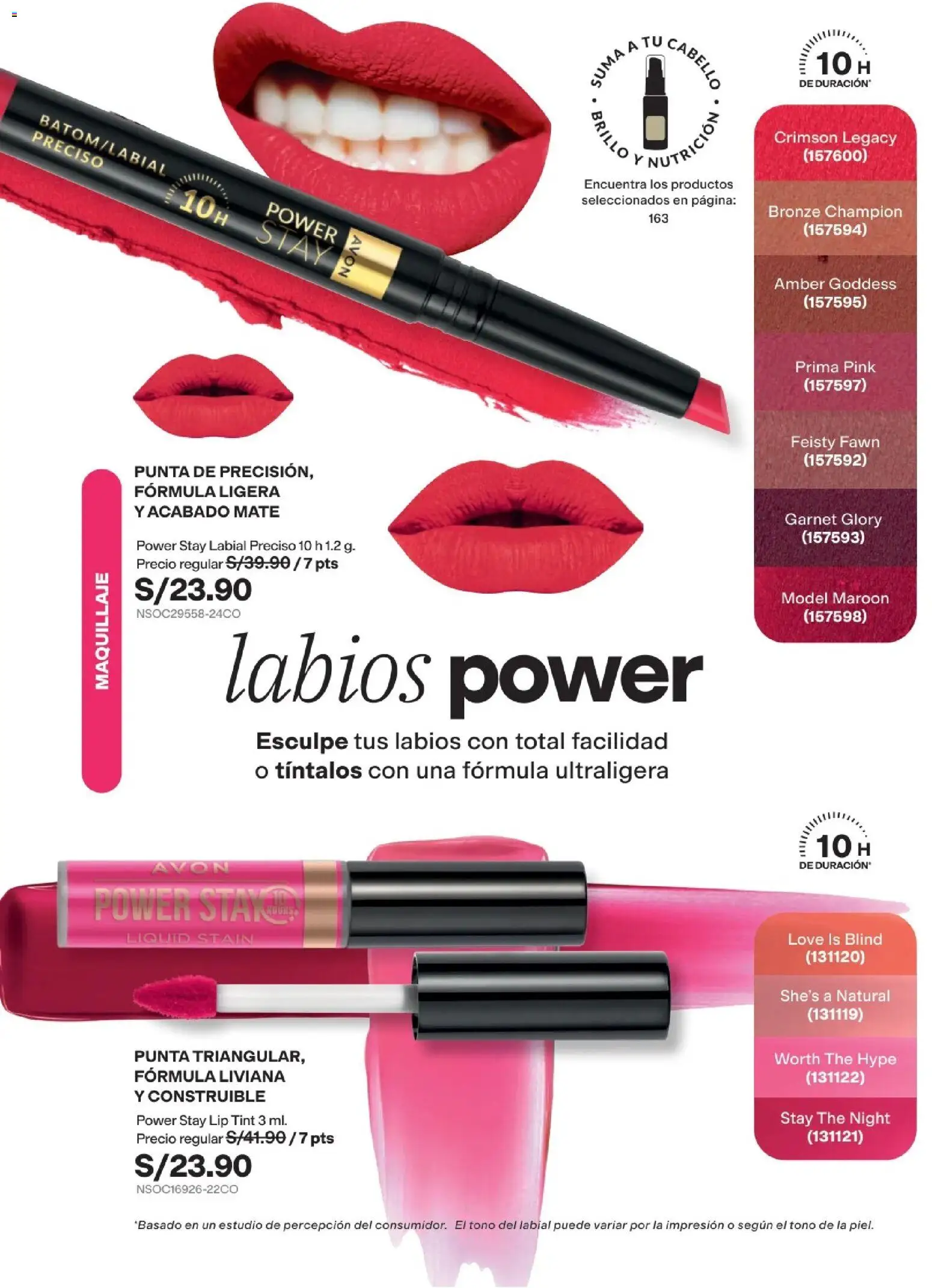 Catálogo Avon válido desde 11/08/2026 | Página: 41 | Productos: Maquillaje