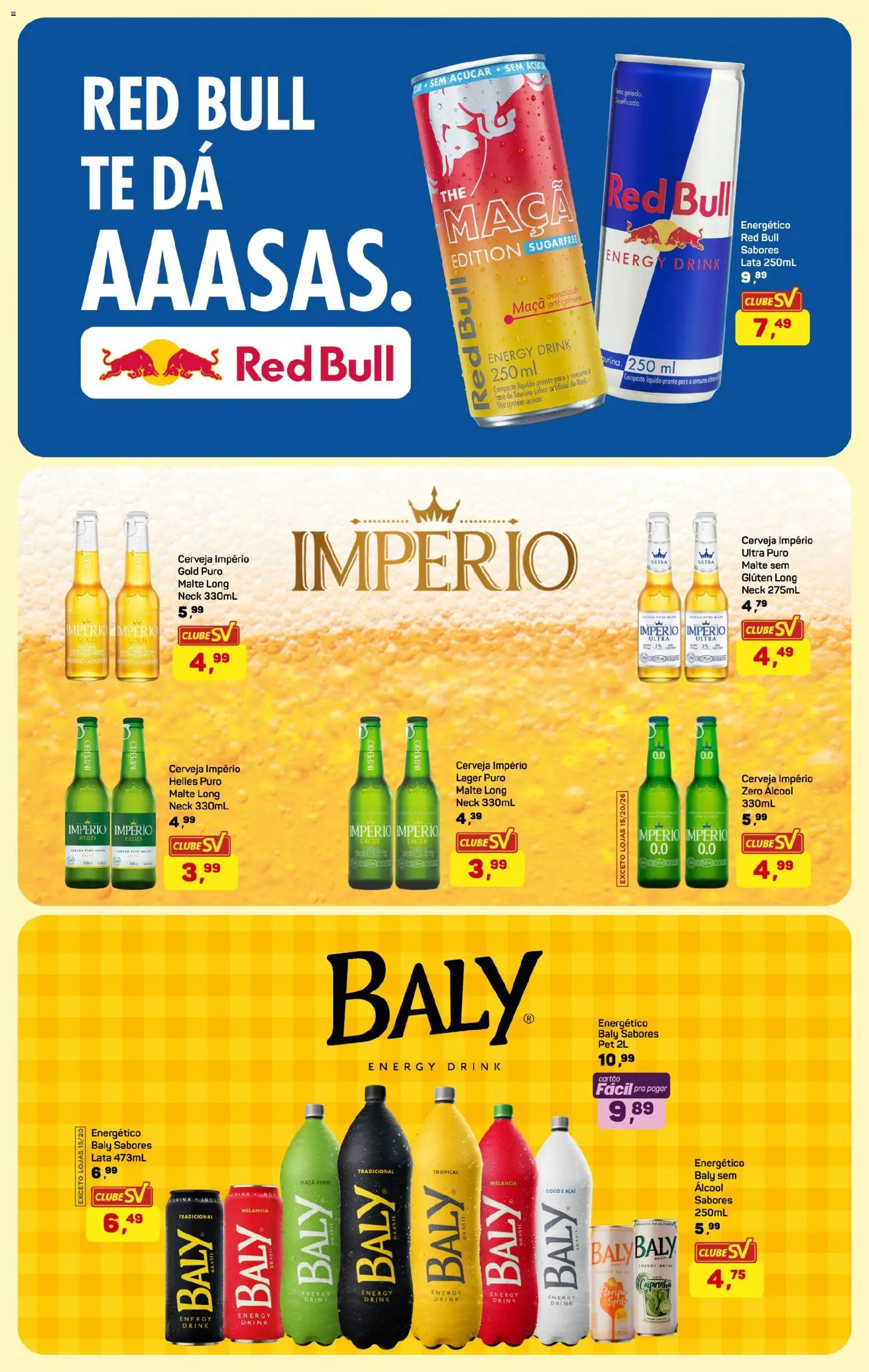 Supermercados São Vicente Folheto - válido de 10.06.2026 | Página: 11 | Produtos: Melancia, Energético, Cerveja, Açaí